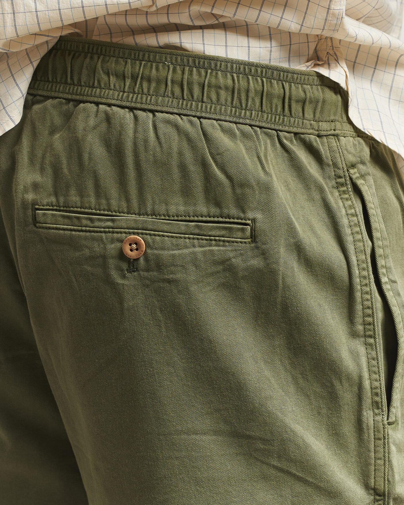 Herr | Shorts | Gant | Regular Fit Sunfaded Drawstring Dry Herb Green