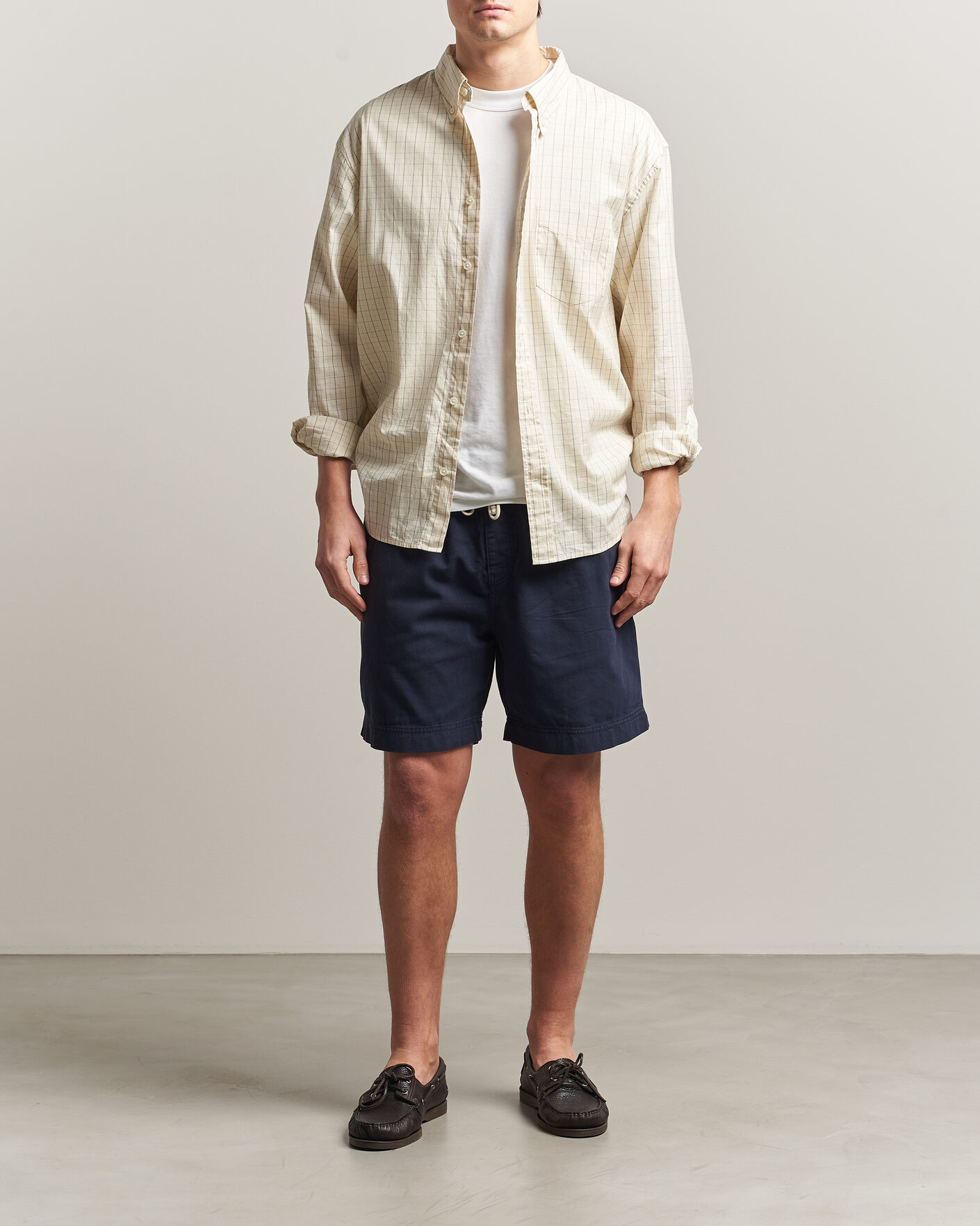 Herr | Shorts | Gant | Regular Fit Sunfaded Drawstring Evening Blue