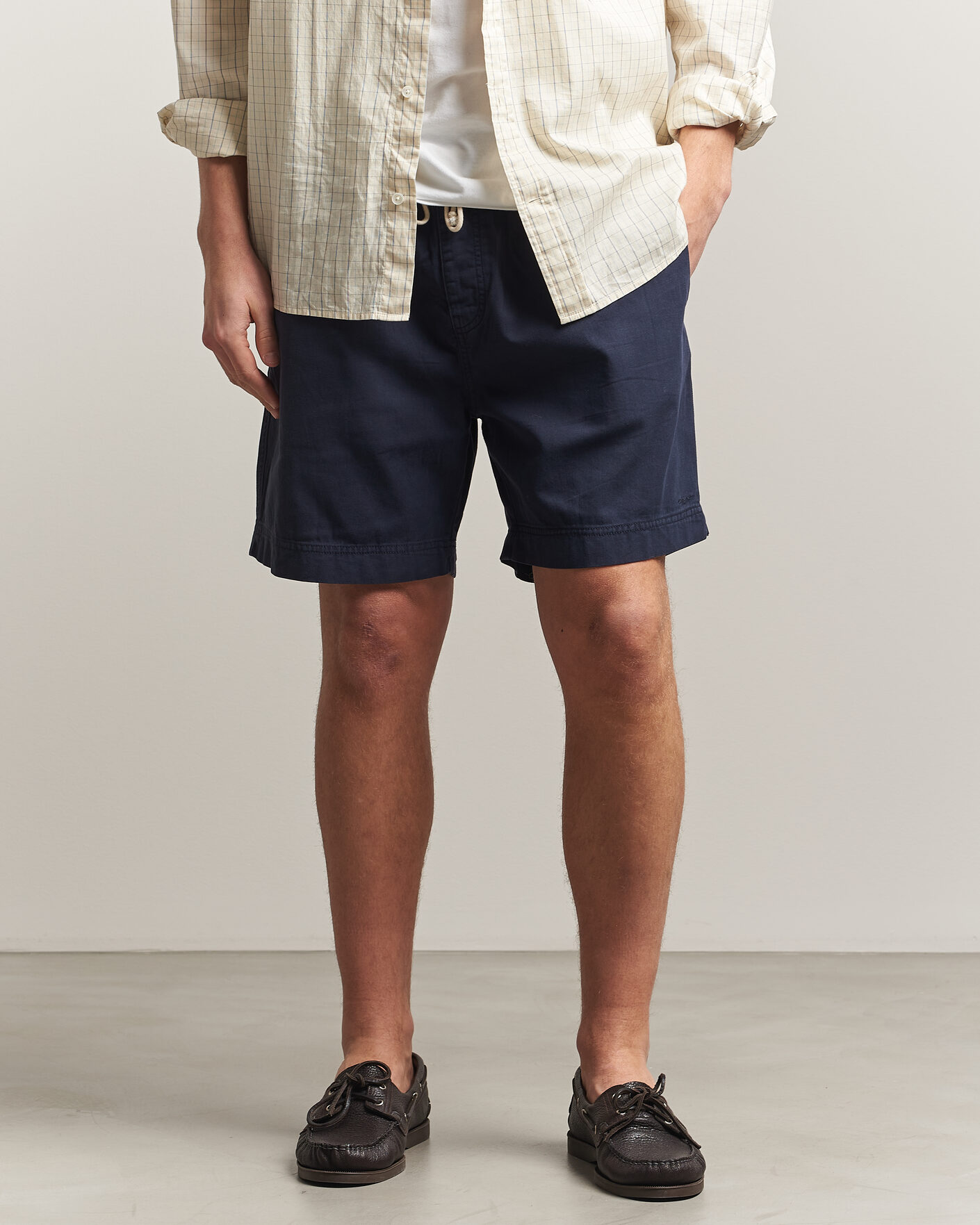 Herr | Shorts | GANT | Regular Fit Sunfaded Drawstring Evening Blue