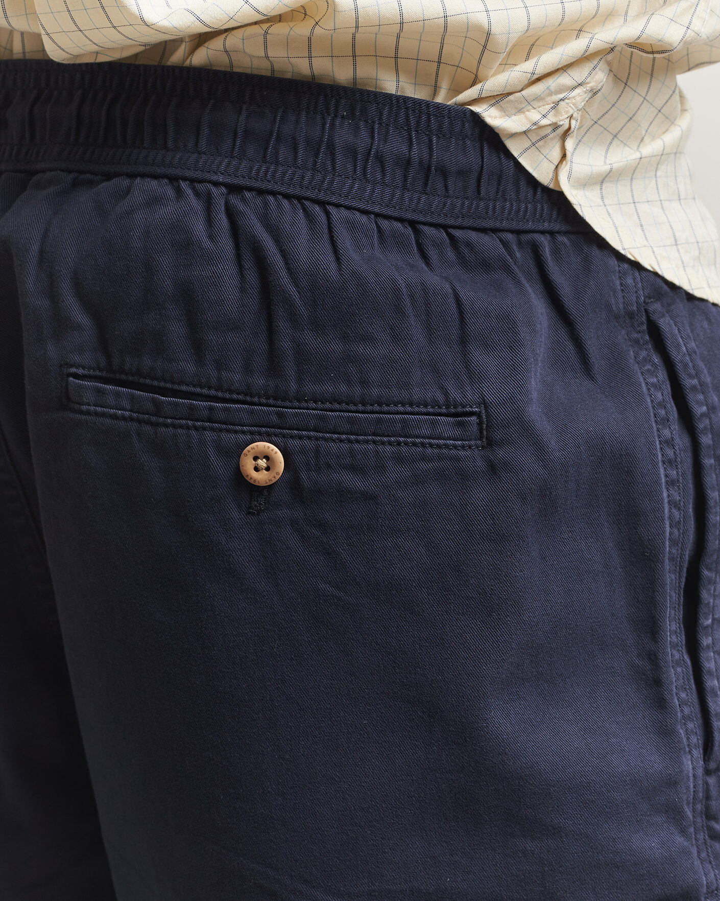 Herr | Shorts | Gant | Regular Fit Sunfaded Drawstring Evening Blue