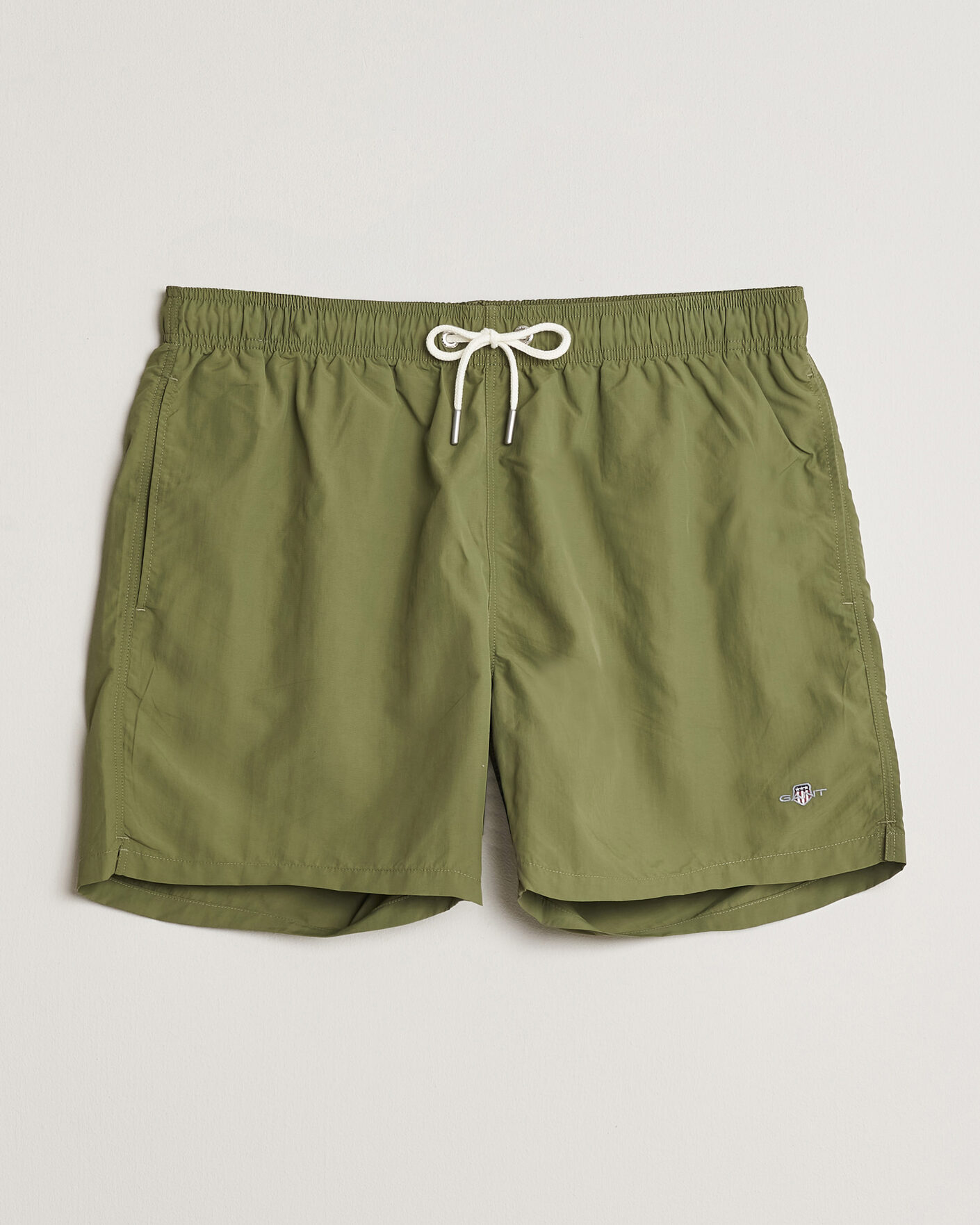 Herr | Badbyxor | Gant | Basic Swimshorts Dry Herb Green