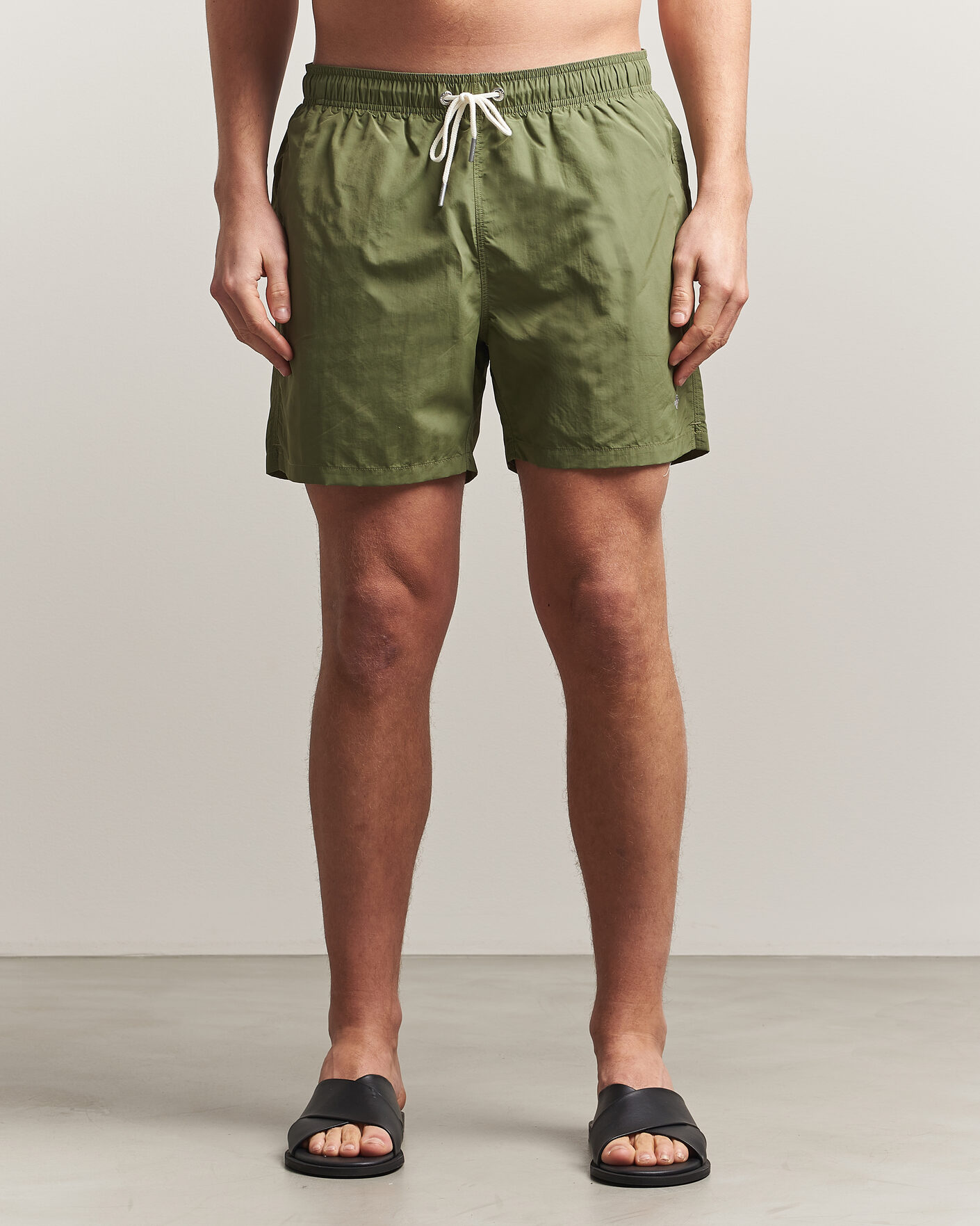 Herr | Badbyxor | Gant | Basic Swimshorts Dry Herb Green