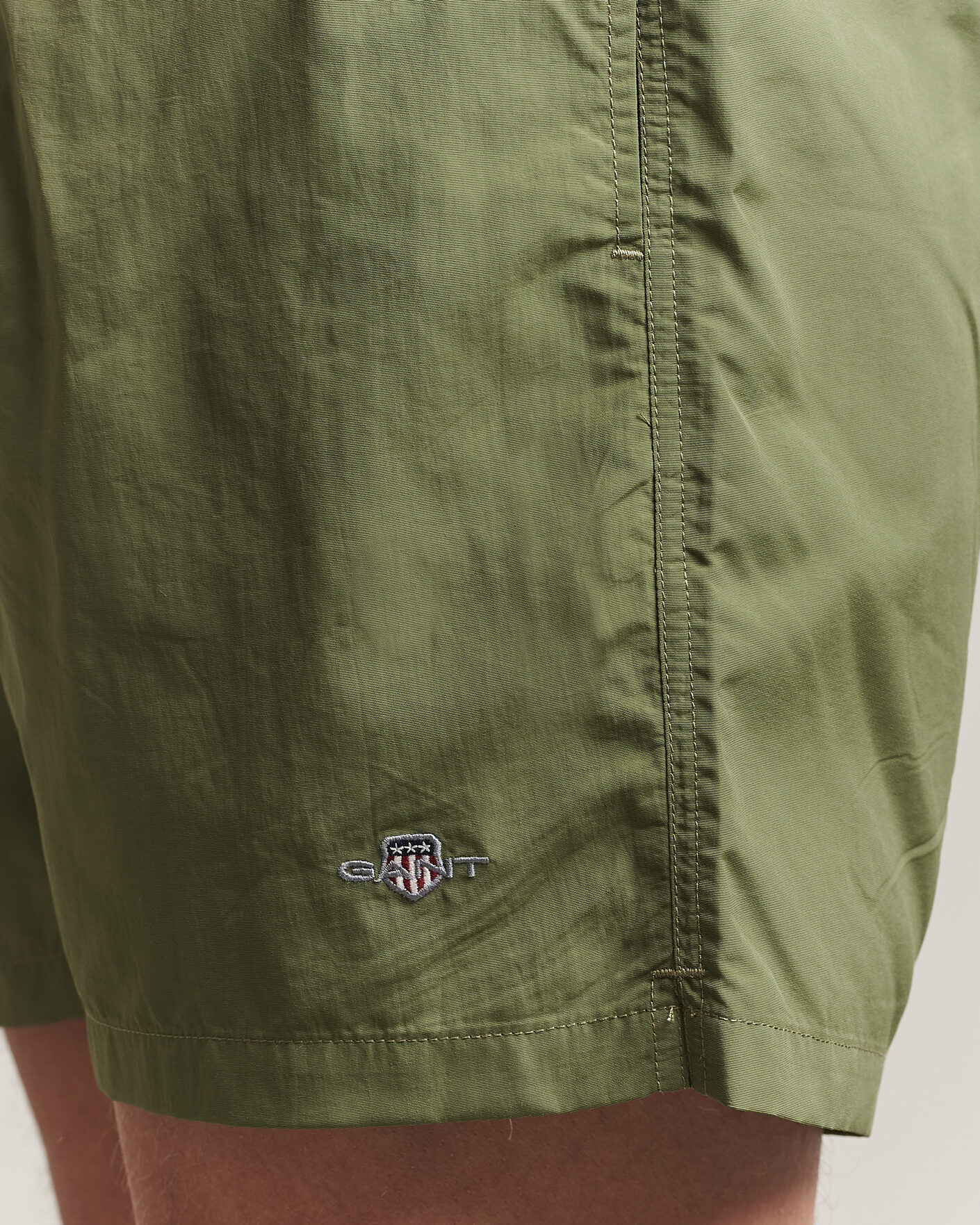Herr | Badbyxor | GANT | Basic Swimshorts Dry Herb Green