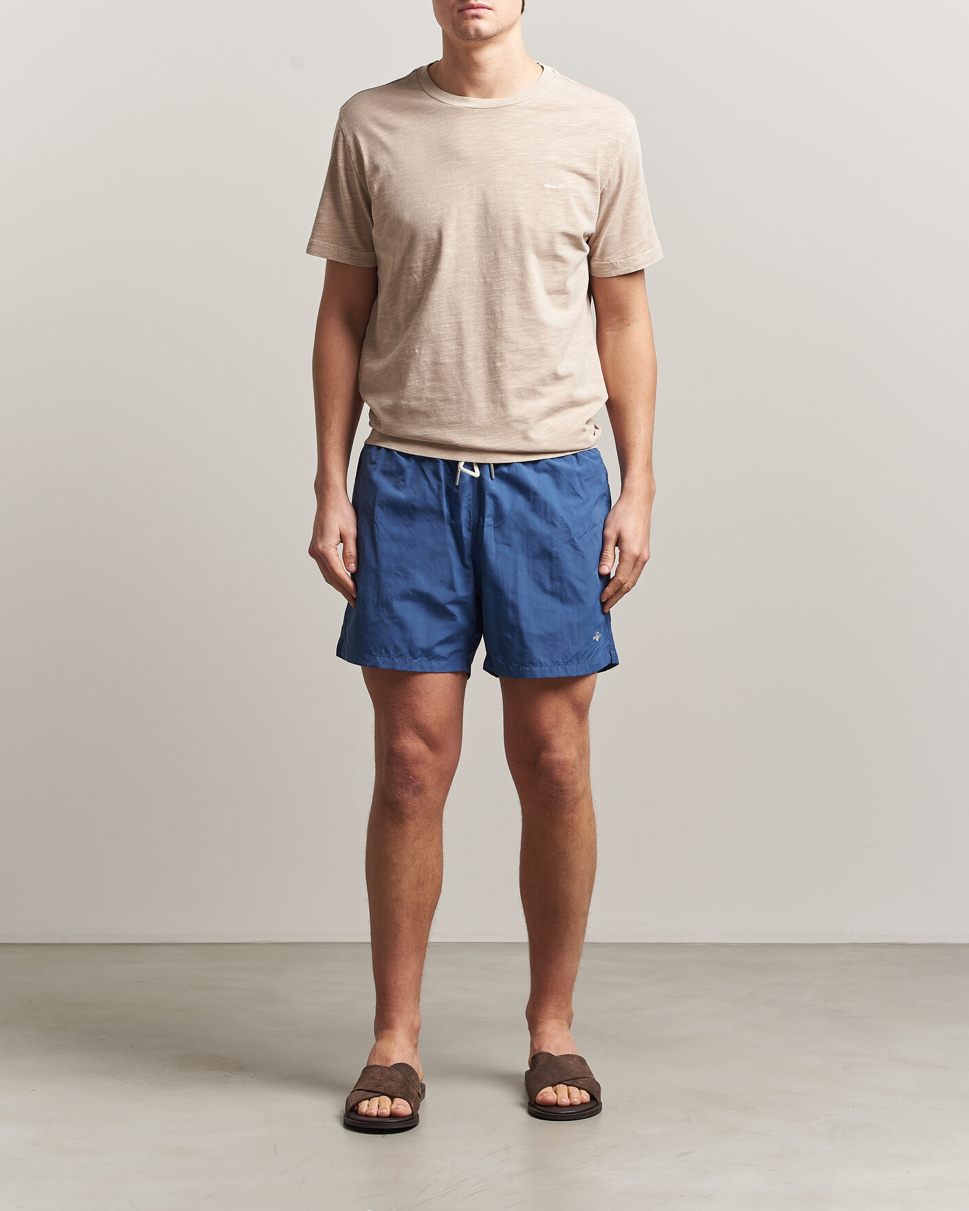 Herr | Badbyxor | GANT | Basic Swimshorts Vintage Blue