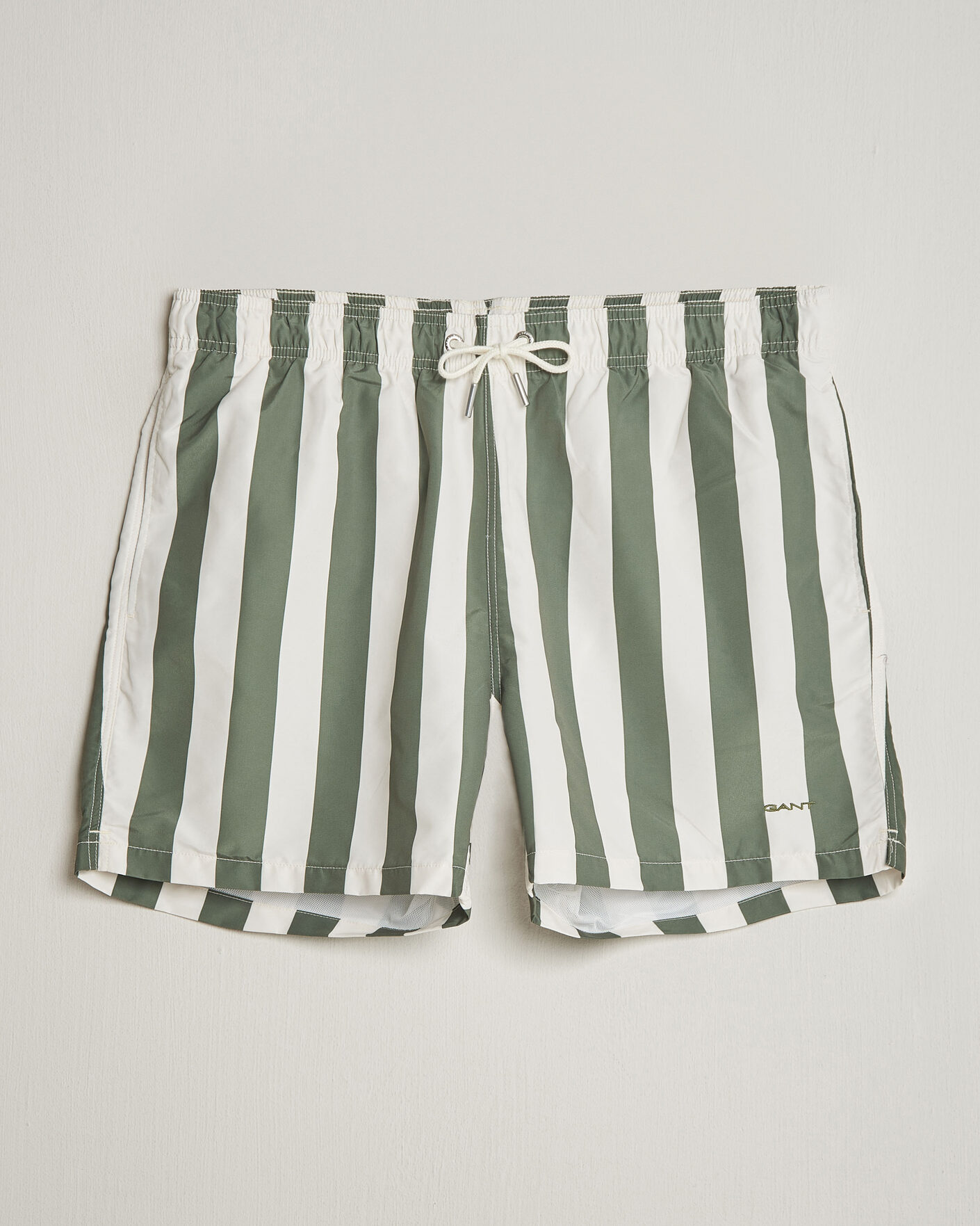Herr | Badbyxor | Gant | Blockstriped Swimshorts Dry Herb Green