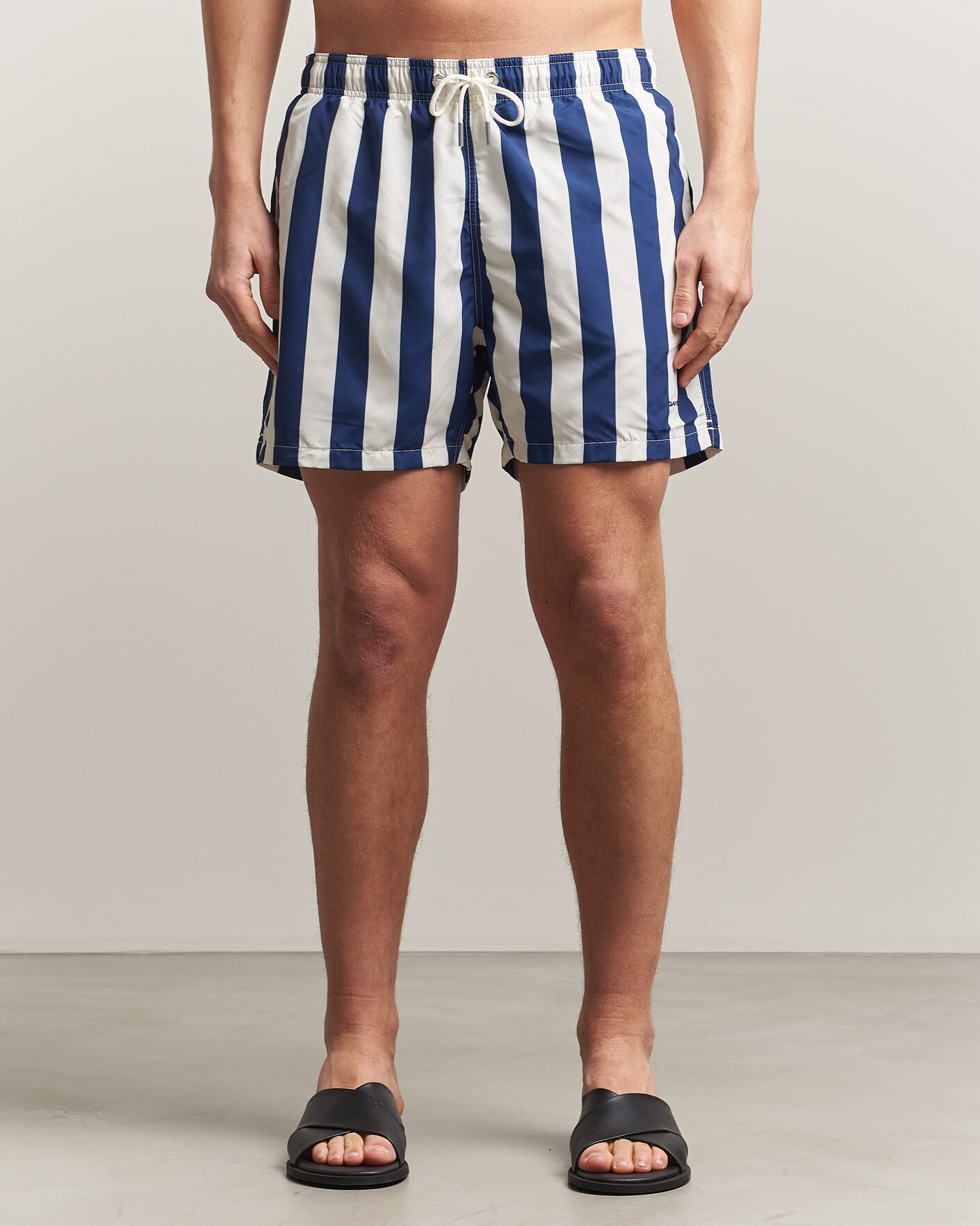 Herr | Badbyxor | Gant | Blockstriped Swimshorts Rich Navy