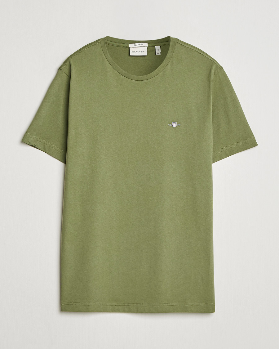 Herr | T-Shirts | Gant | The Original T-Shirt Dry Herb Green