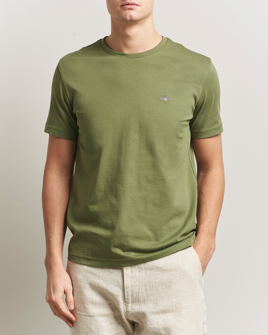 Herr | T-Shirts | Gant | The Original T-Shirt Dry Herb Green
