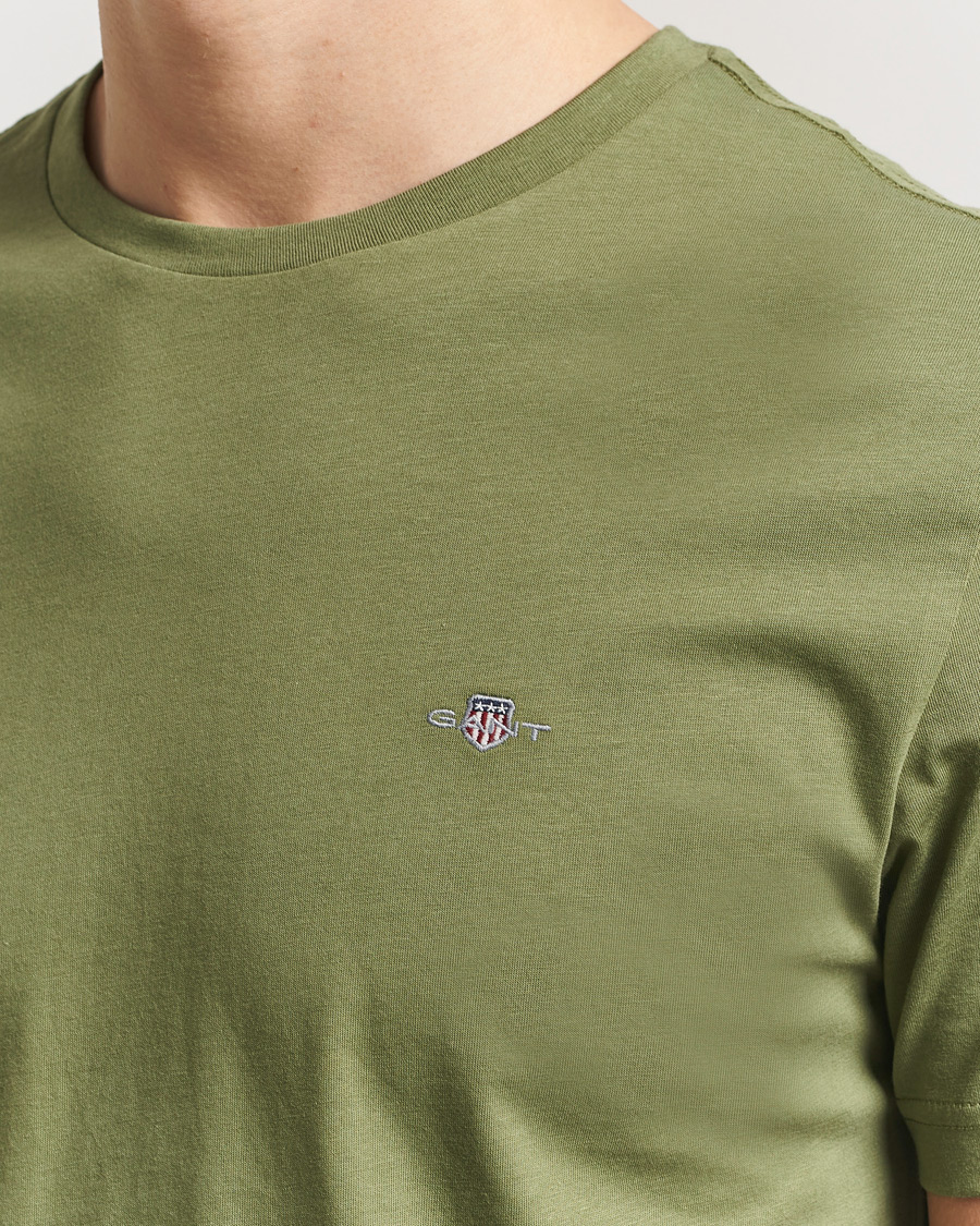 Herr | T-Shirts | GANT | The Original T-Shirt Dry Herb Green