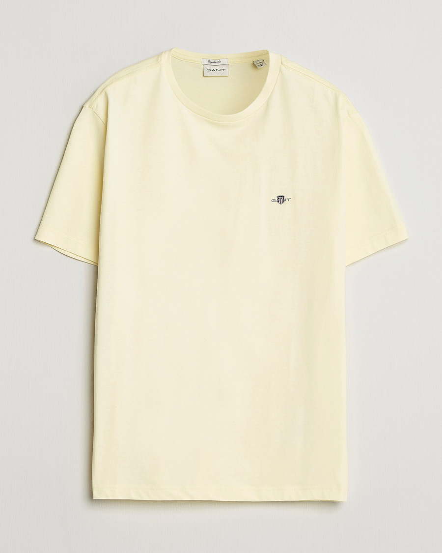 Herr | T-Shirts | GANT | The Original T-Shirt Vanilla Yellow