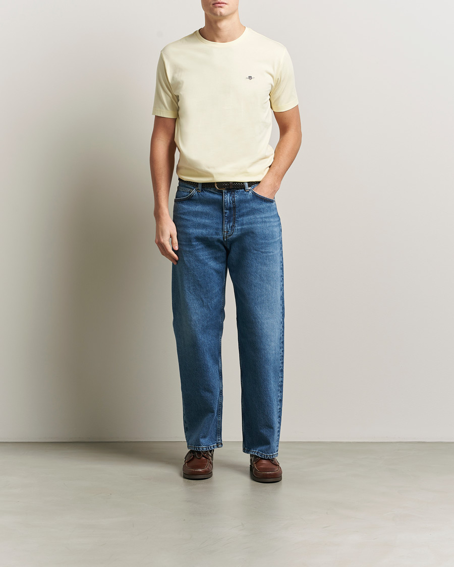 Herr | T-Shirts | GANT | The Original T-Shirt Vanilla Yellow