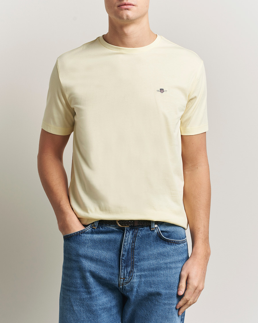 Herr | T-Shirts | GANT | The Original T-Shirt Vanilla Yellow
