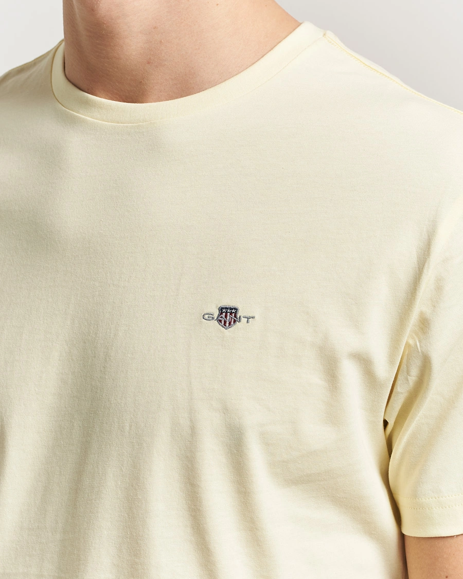 Herr | T-Shirts | GANT | The Original T-Shirt Vanilla Yellow