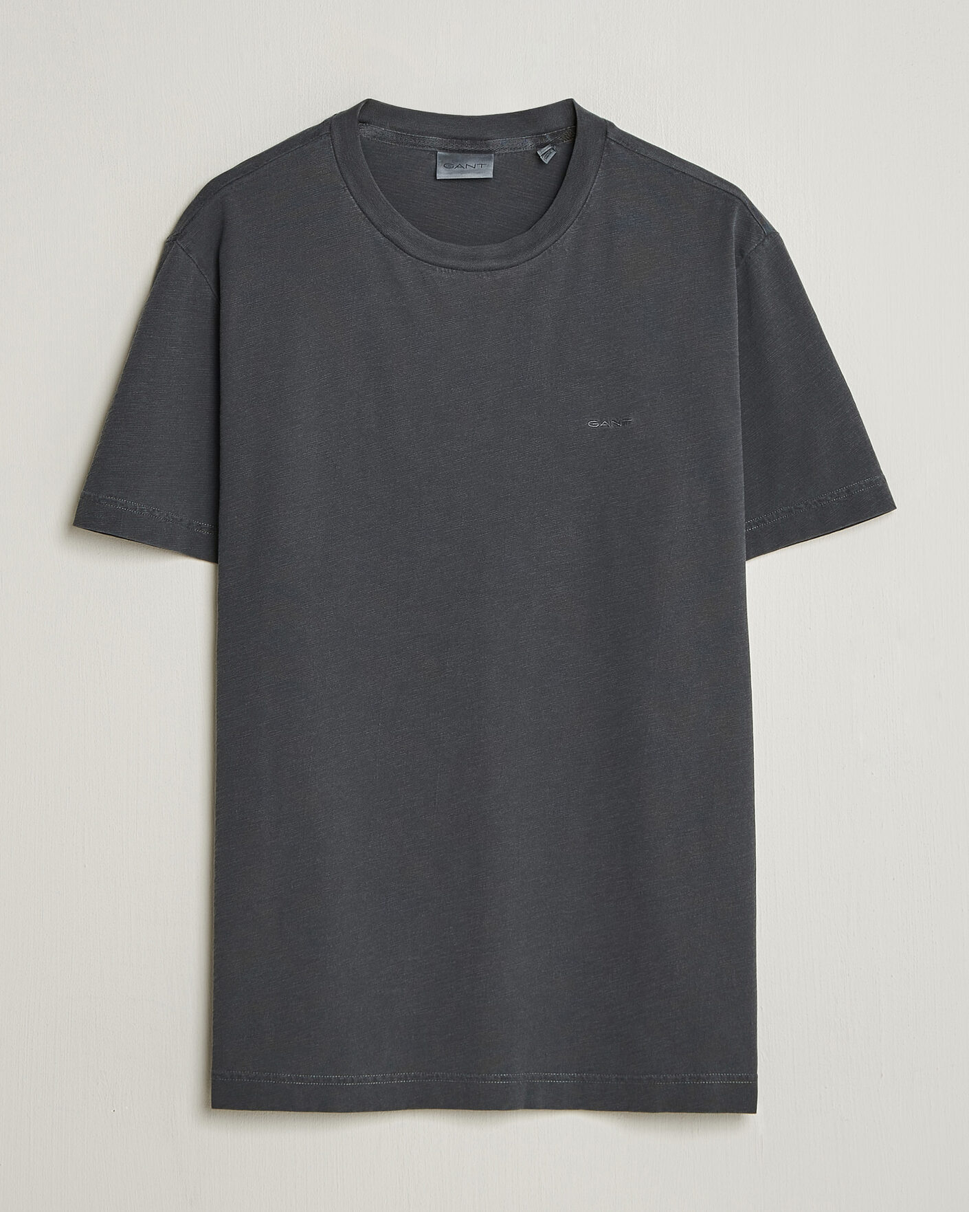Herr | T-Shirts | Gant | Washed Slub T-Shirt Black
