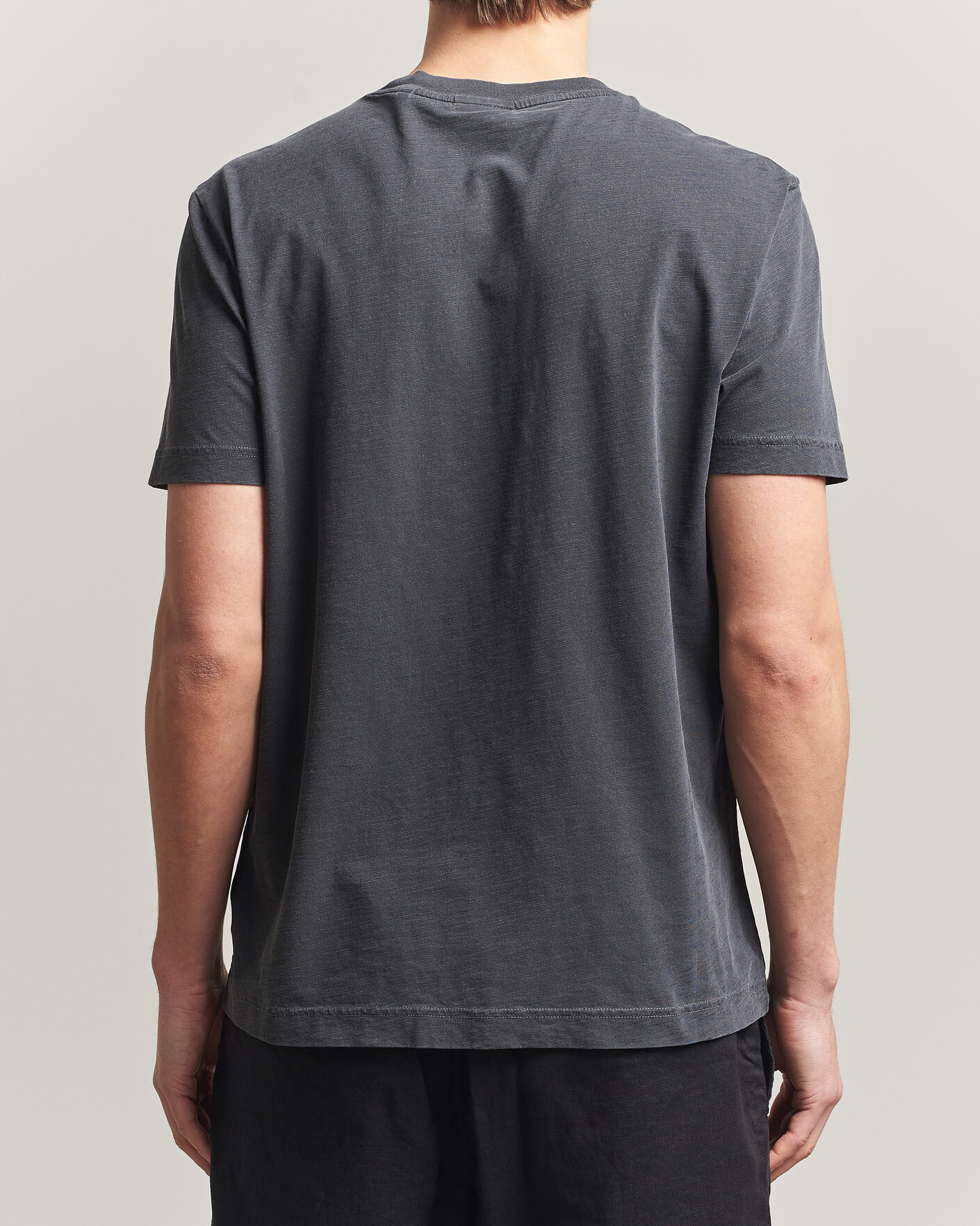 Herr | T-Shirts | GANT | Washed Slub T-Shirt Black