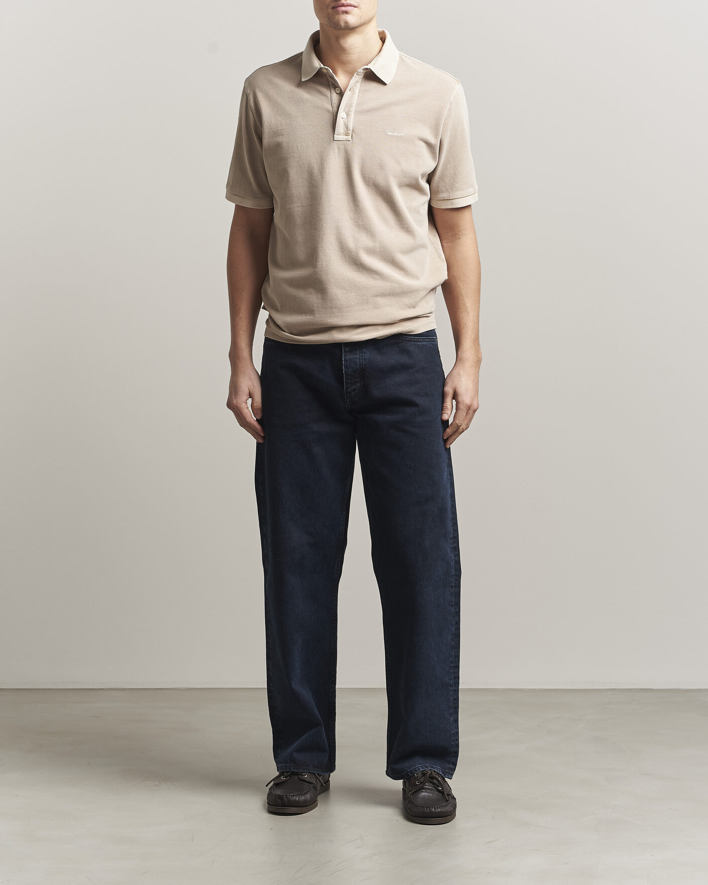 Herr | Pikéer | Gant | Sunfaded Polo Oat Beige