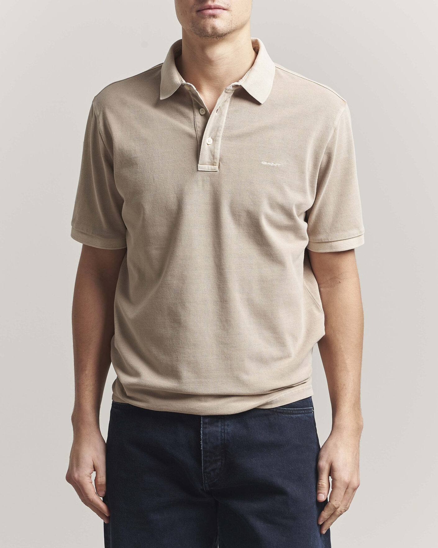 Herr | Pikéer | Gant | Sunfaded Polo Oat Beige