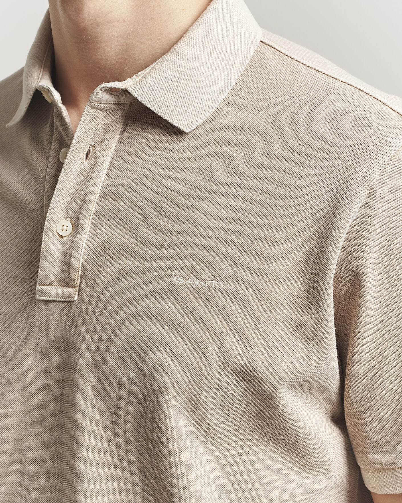 Herr | Pikéer | Gant | Sunfaded Polo Oat Beige