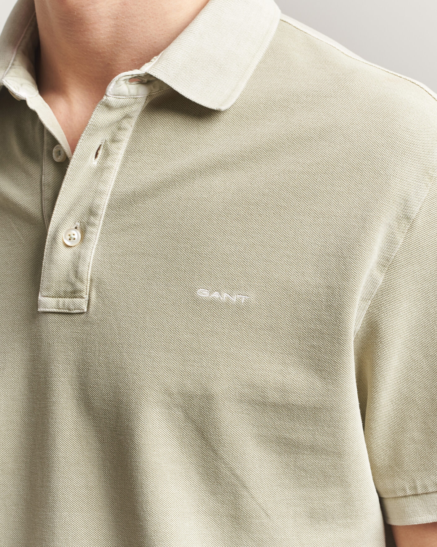 Herr | Pikéer | Gant | Sunfaded Polo Milky Matcha