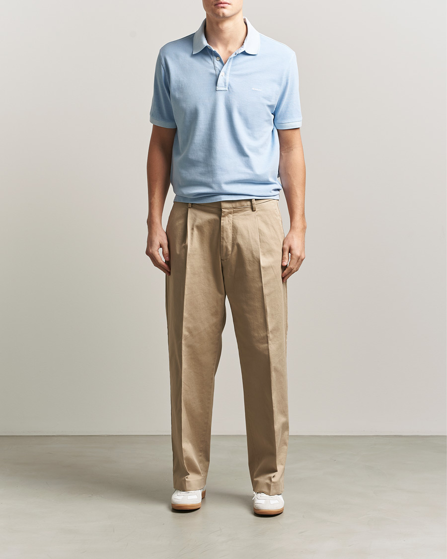 Herr | Pikéer | GANT | Sunfaded Polo Fresh Blue