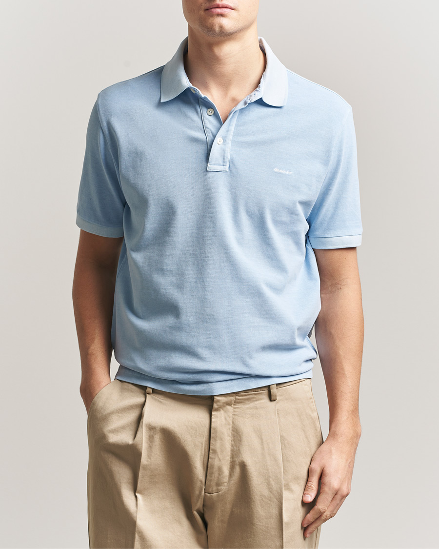 Herr | Pikéer | Gant | Sunfaded Polo Fresh Blue