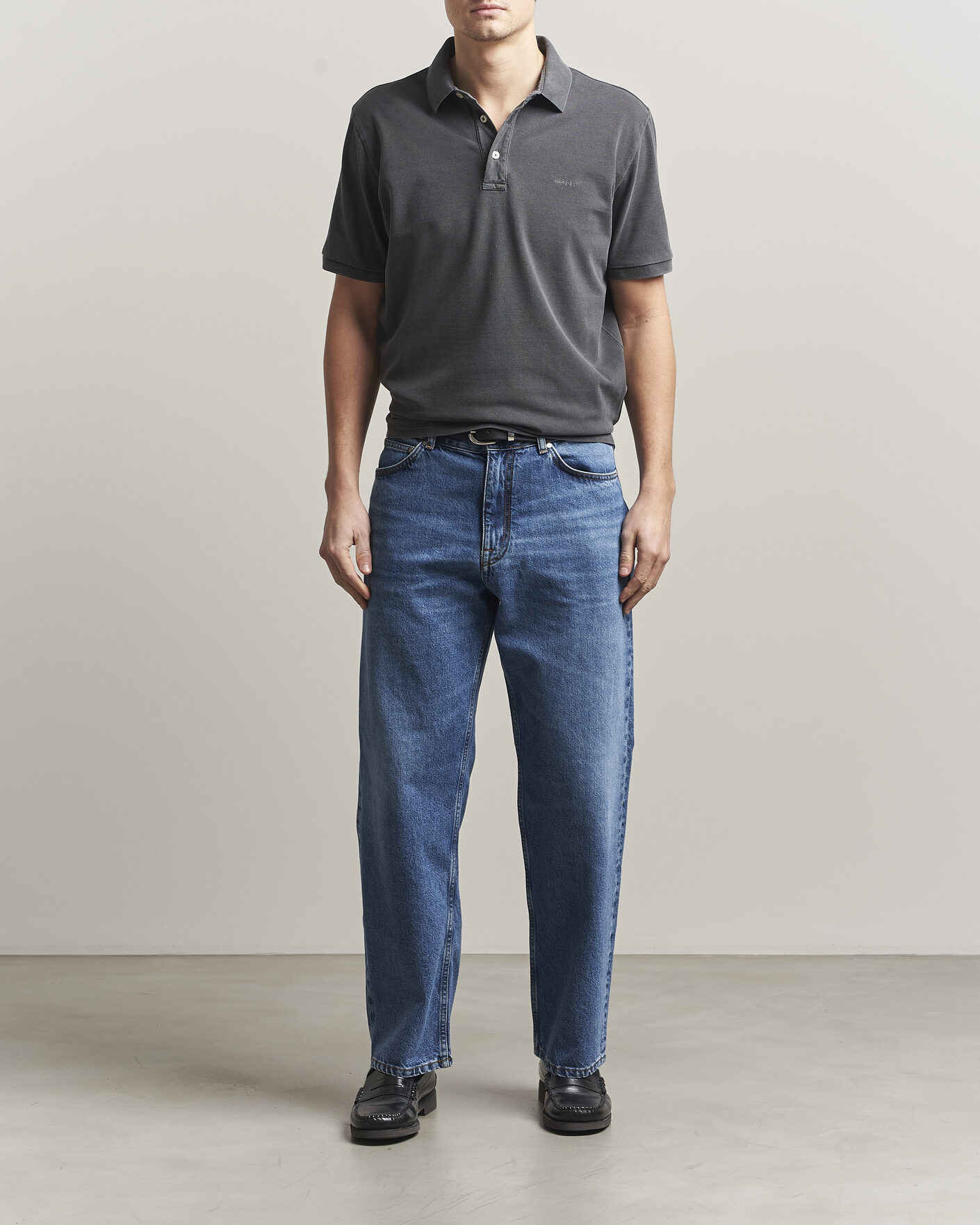 Herr | Pikéer | GANT | Sunfaded Polo Black