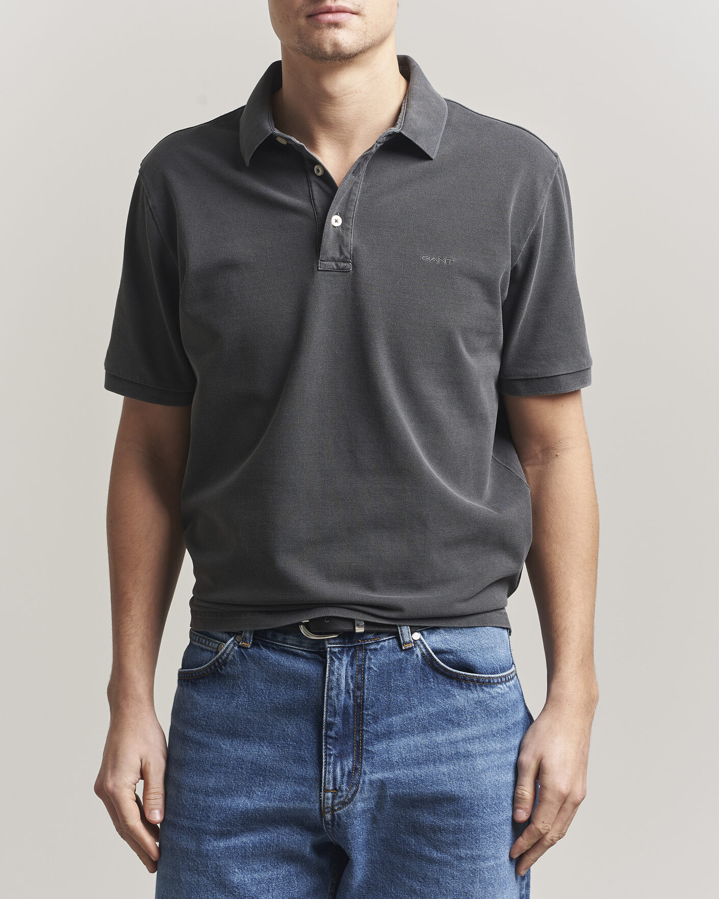 Herr | Pikéer | GANT | Sunfaded Polo Black