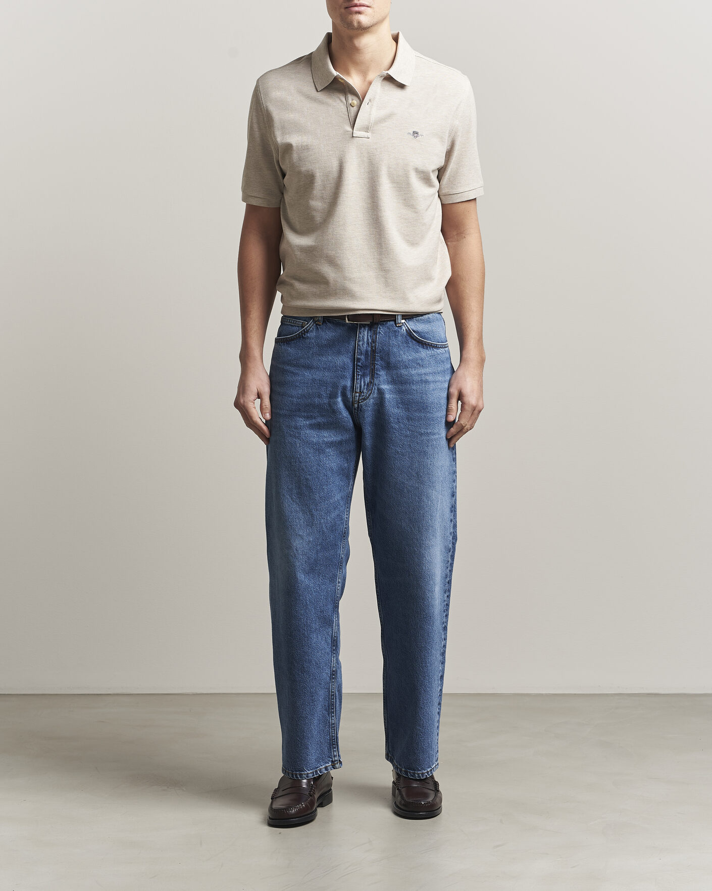 Herr | Pikéer | GANT | The Original Polo Oat Melange