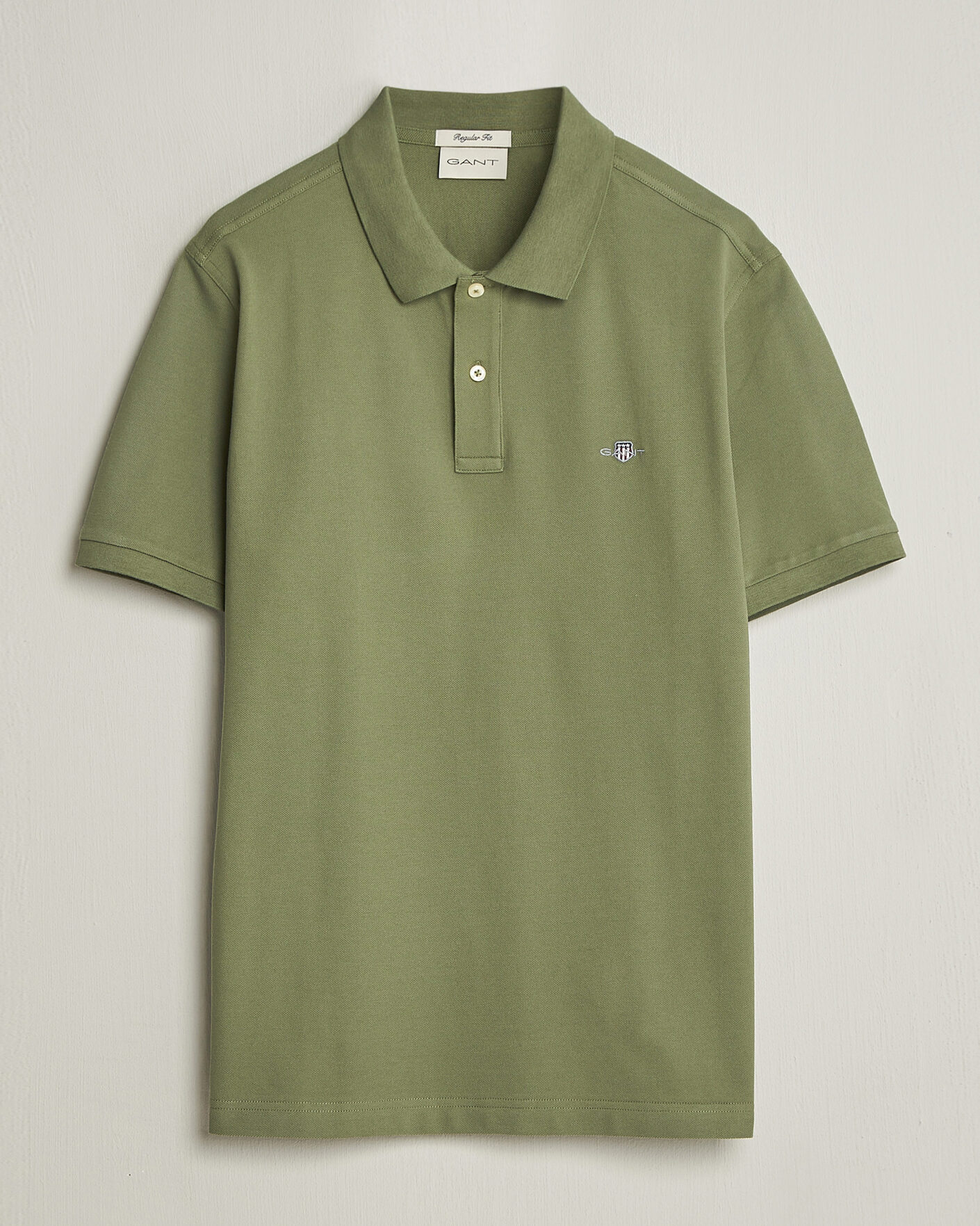 Herr | Pikéer | Gant | The Original Polo Dry Herb Green