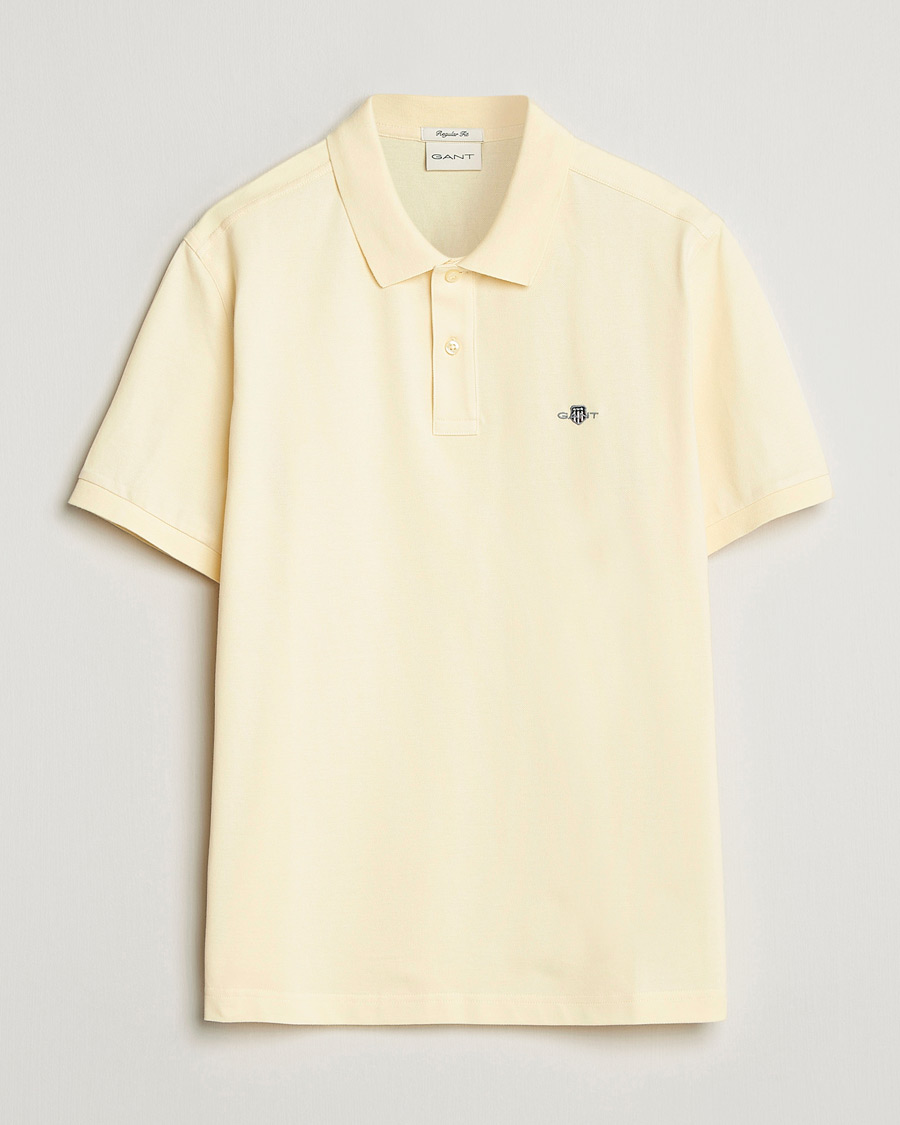 Herr | Pikéer | Gant | The Original Polo Vanilla Yellow