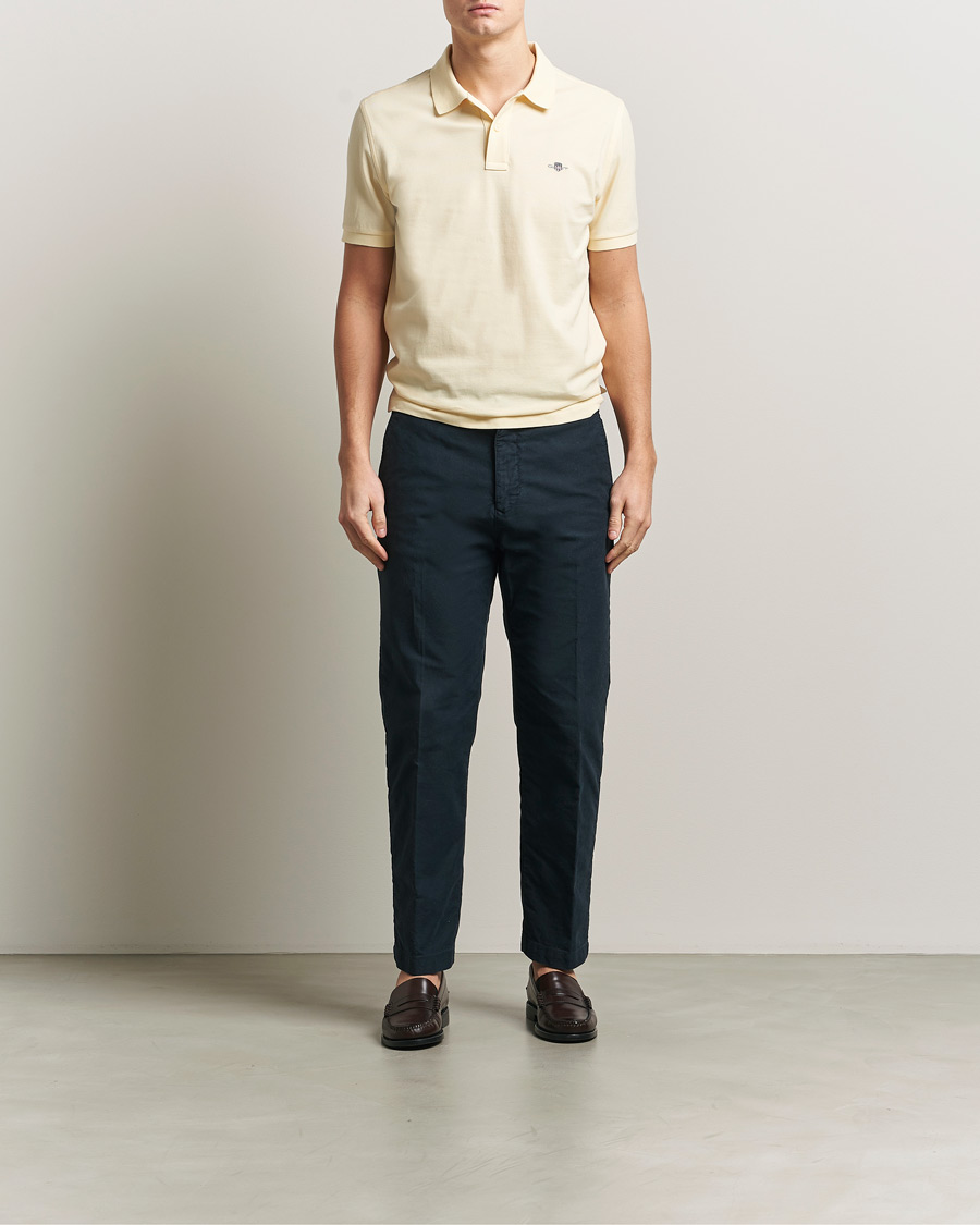 Herr | Pikéer | GANT | The Original Polo Vanilla Yellow