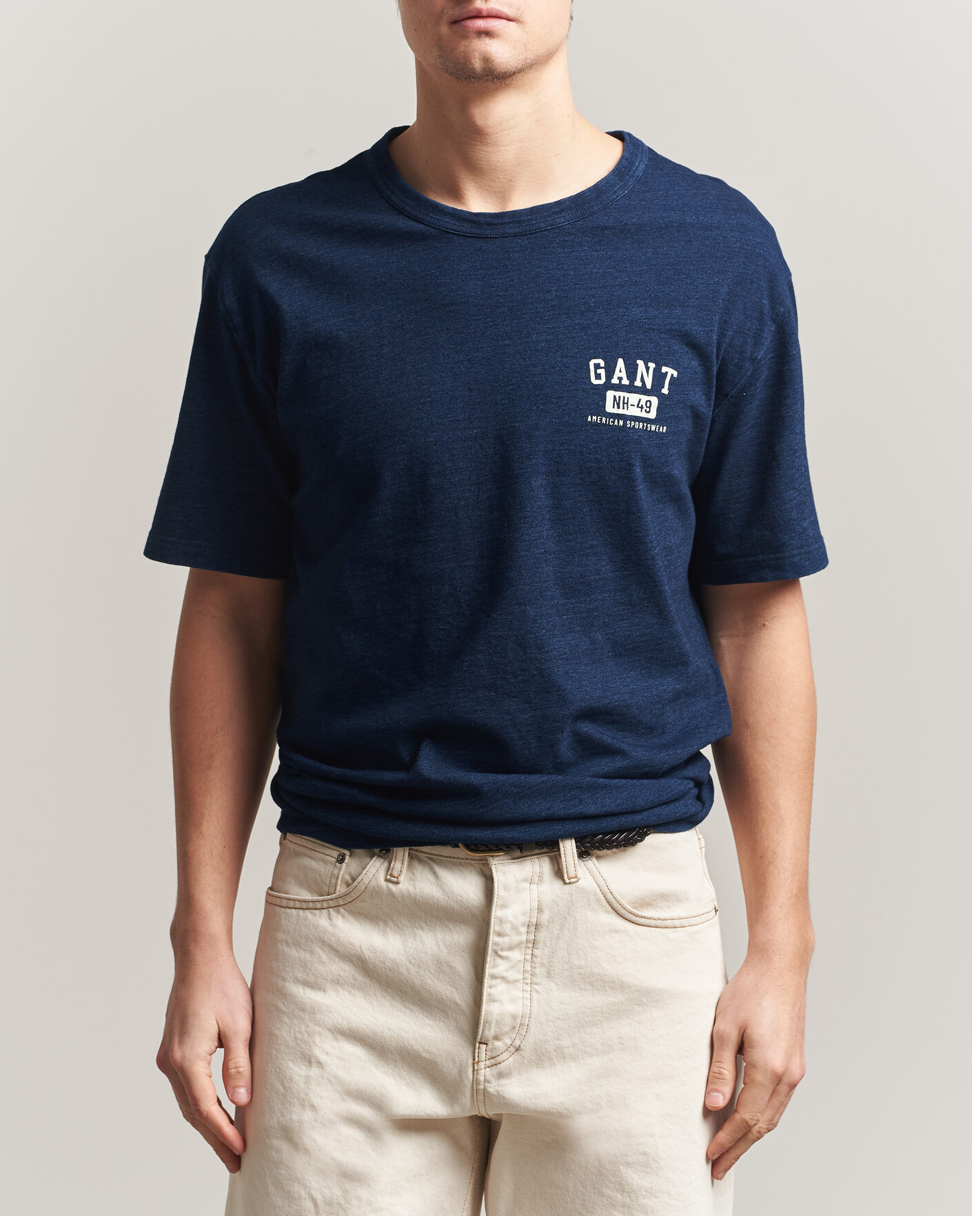 Herr | T-Shirts | Gant | Indigo Graphic T-Shirt Dark Blue
