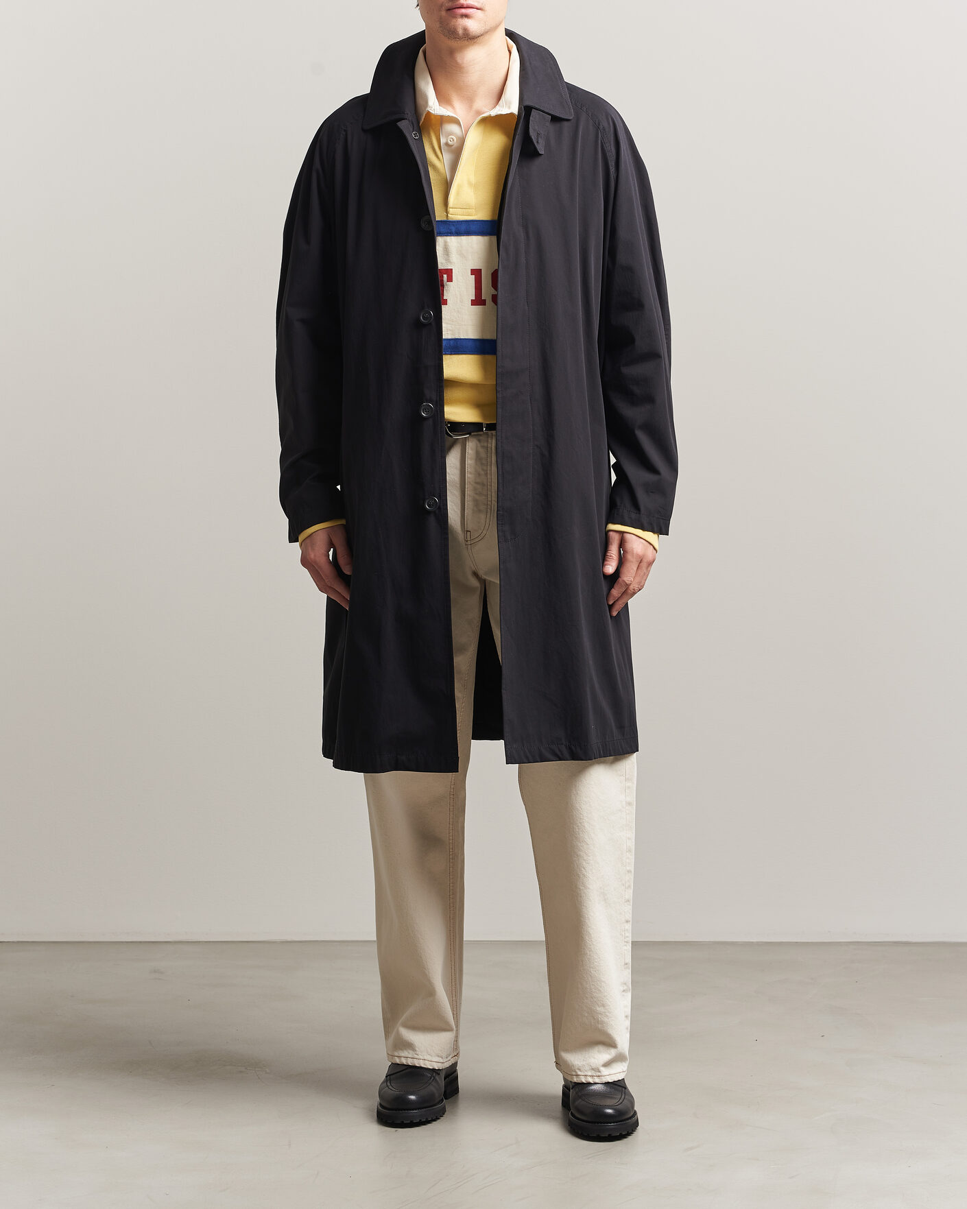 Herr | Jackor | GANT | Cotton Coat Black