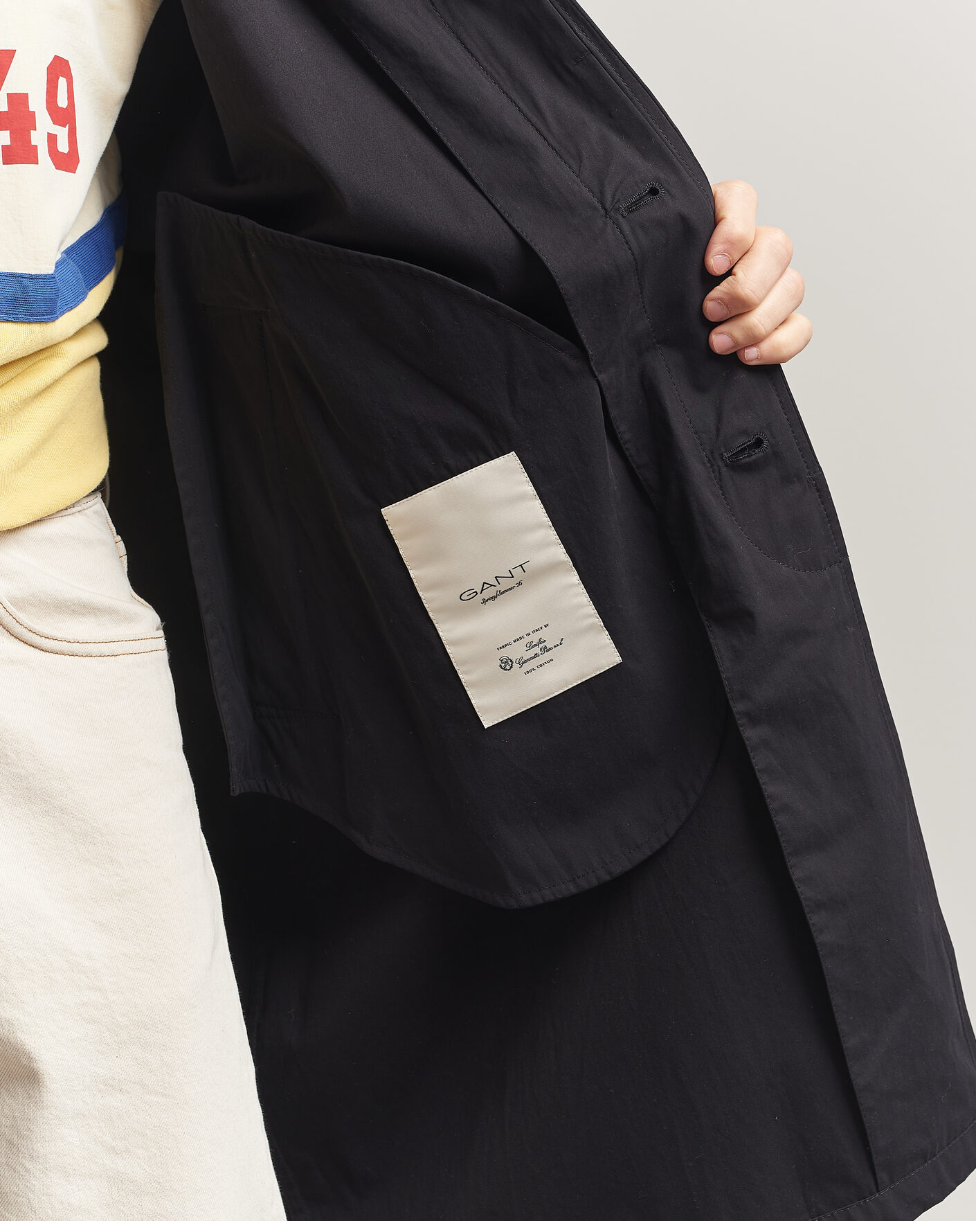 Herr | Jackor | Gant | Cotton Coat Black
