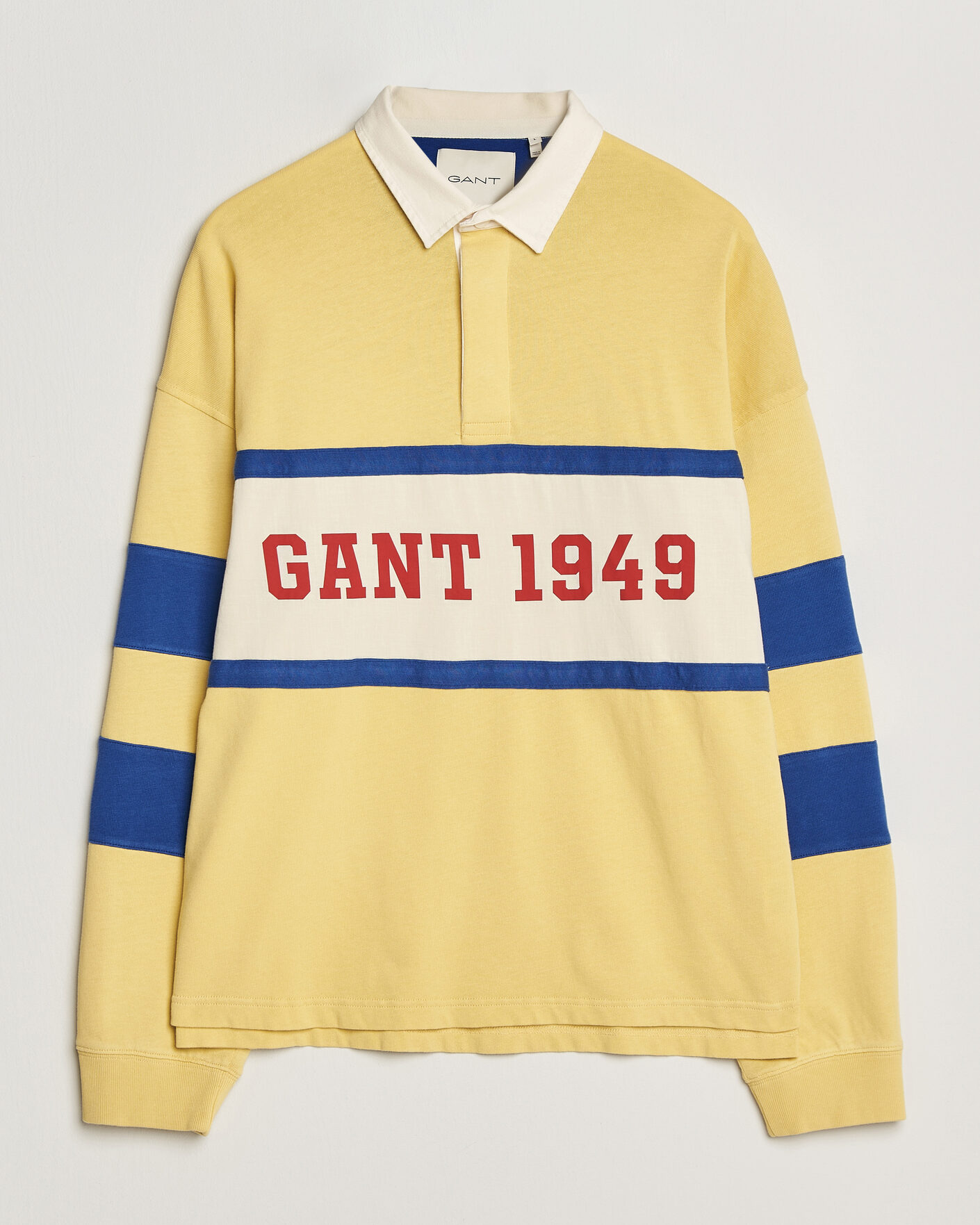 Herr | Tröjor | Gant | Heavy Rugger Light Mustard Yellow