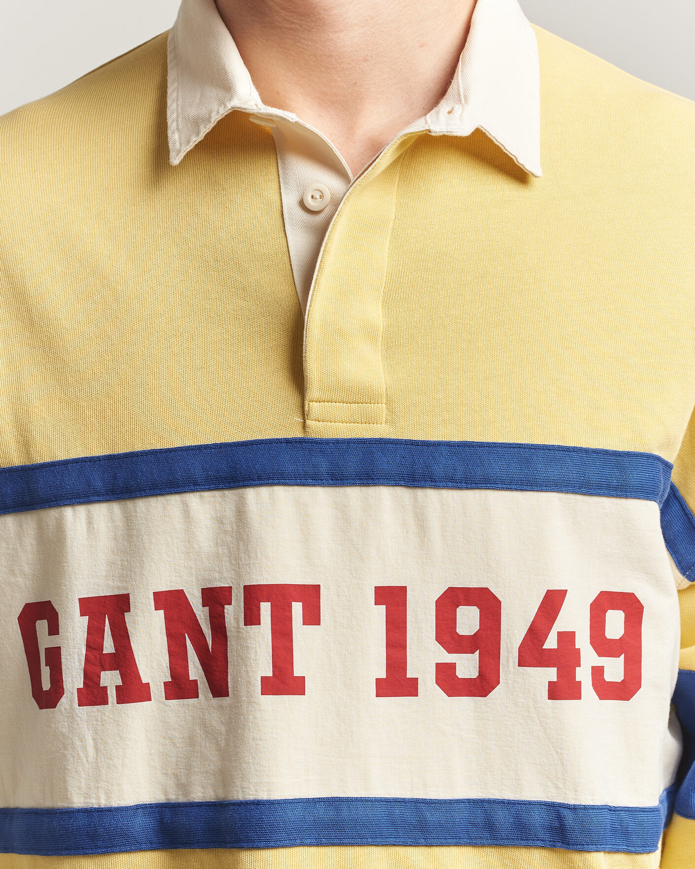 Herr | Tröjor | Gant | Heavy Rugger Light Mustard Yellow
