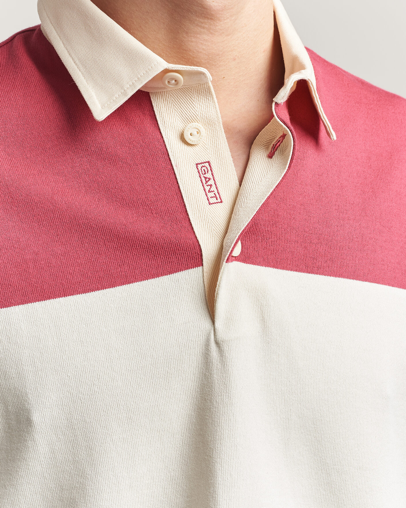 Herr | Pikéer | Gant | Striped Short Sleeve Rugger Multi