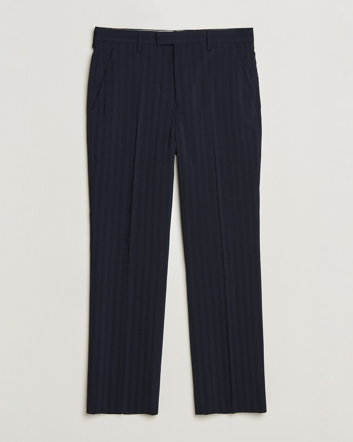 Herr | Byxor | Gant | Tonal Pinstriped Suit Pants Evening Blue
