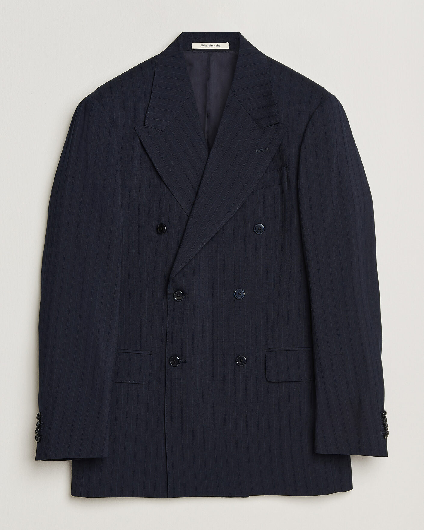 Herr | Kavajer | Gant | Tonal Pinstriped Suit Blazer Evening Blue