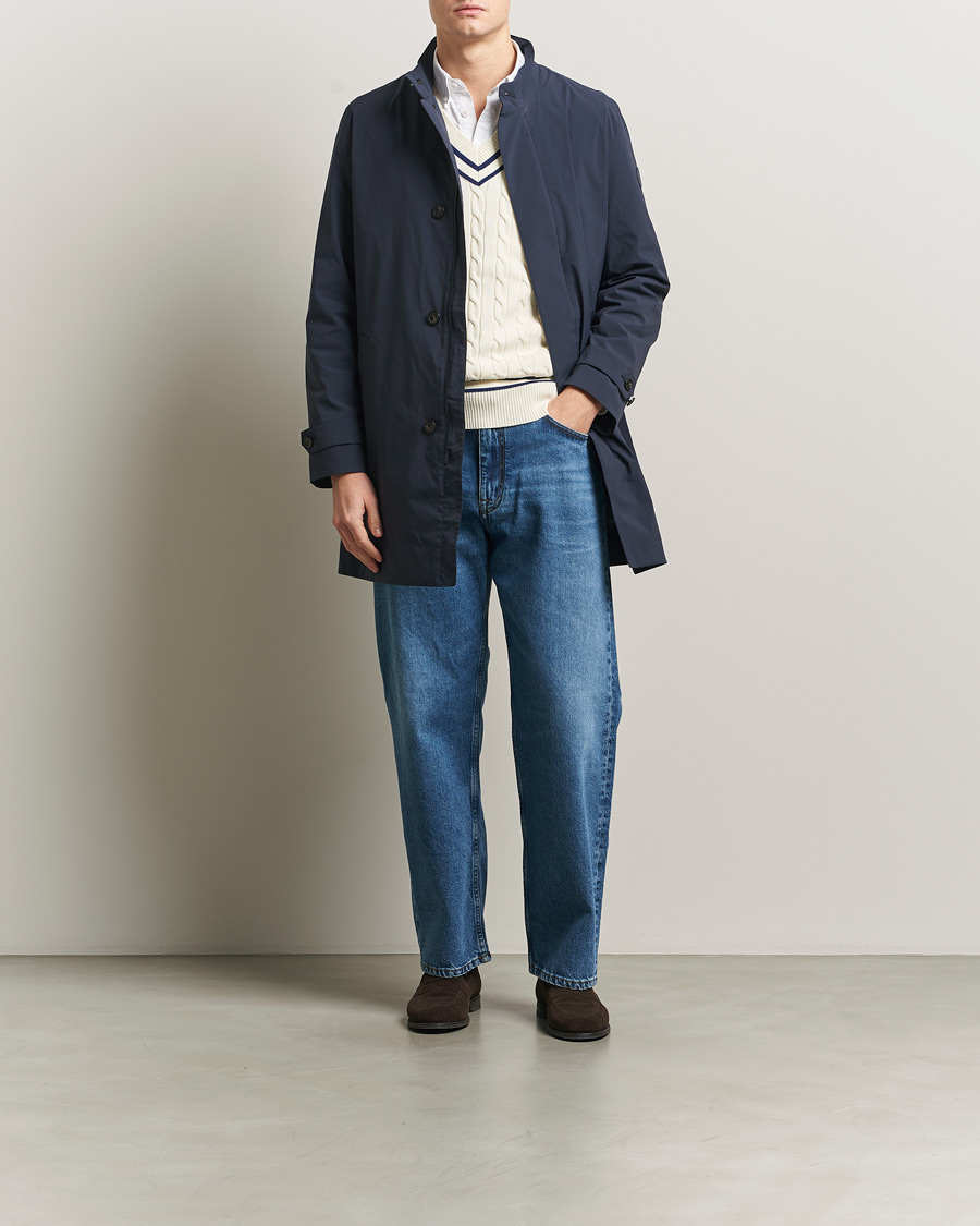 Herr | Jackor | Gant | Lightweight Commuter Coat Evening Blue