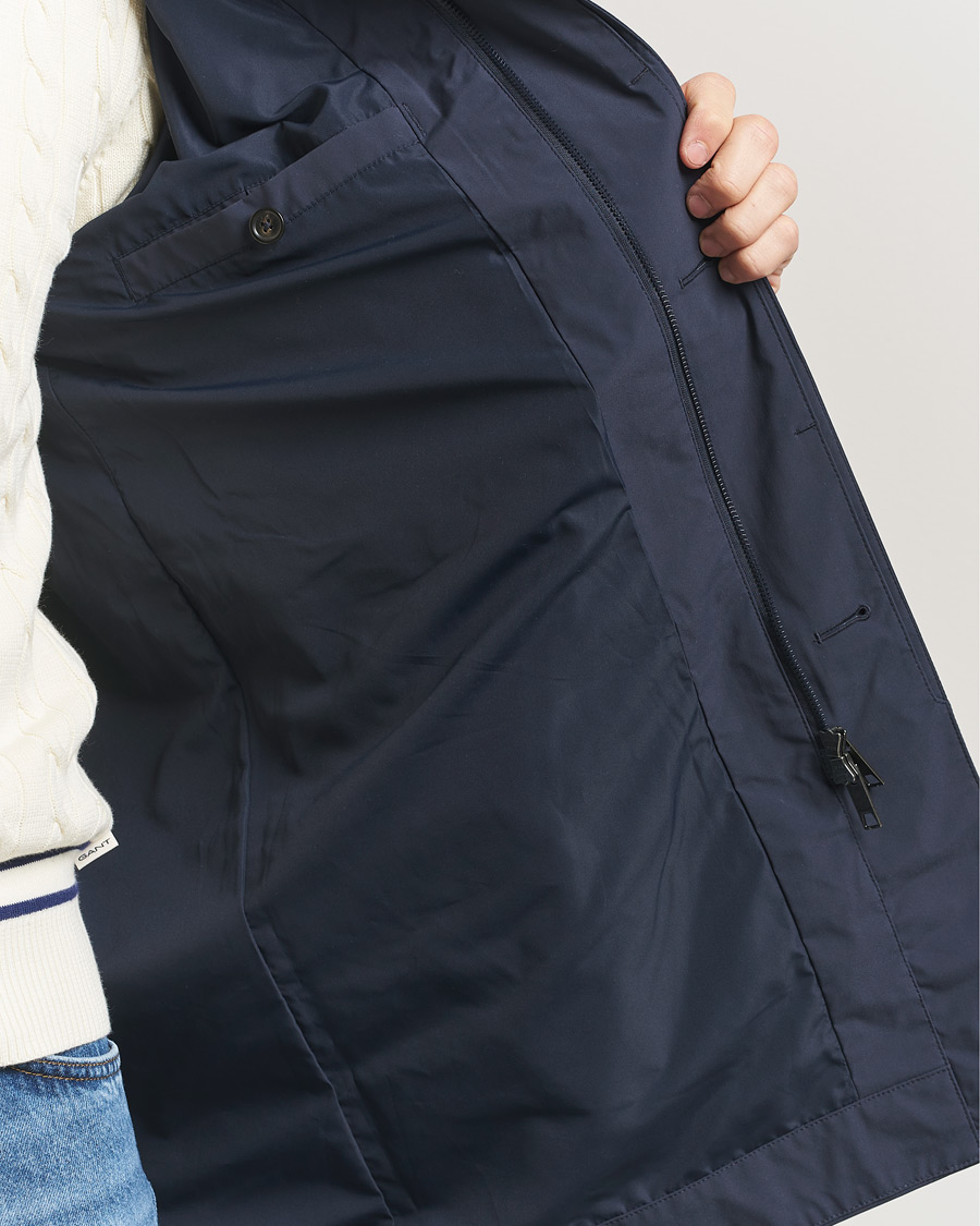Herr | Jackor | Gant | Lightweight Commuter Coat Evening Blue