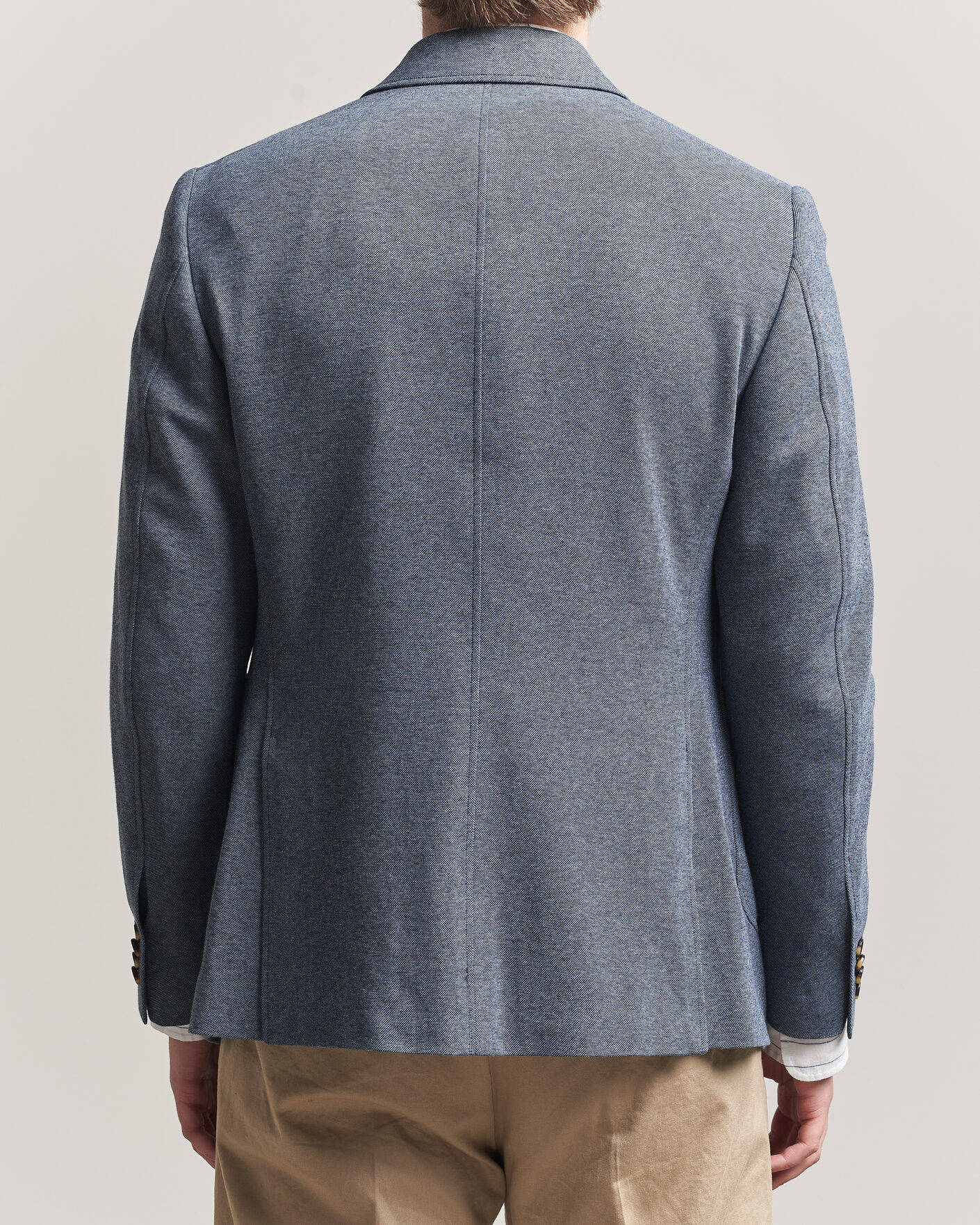 Herr | Kavajer | Gant | Two Tone Jersey Pique Blazer Salty Sea