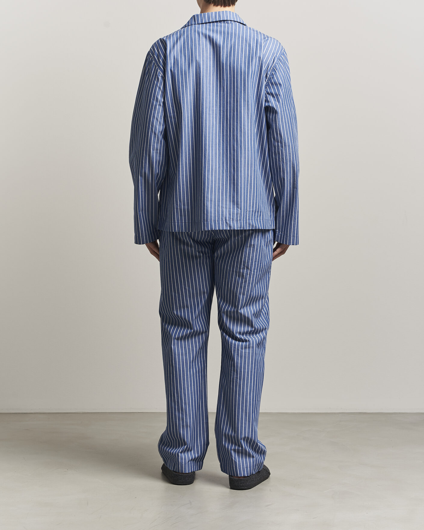 Herr | Pyjamas & Morgonrockar | GANT | Striped Poplin Pyjama Set Deep Cobalt