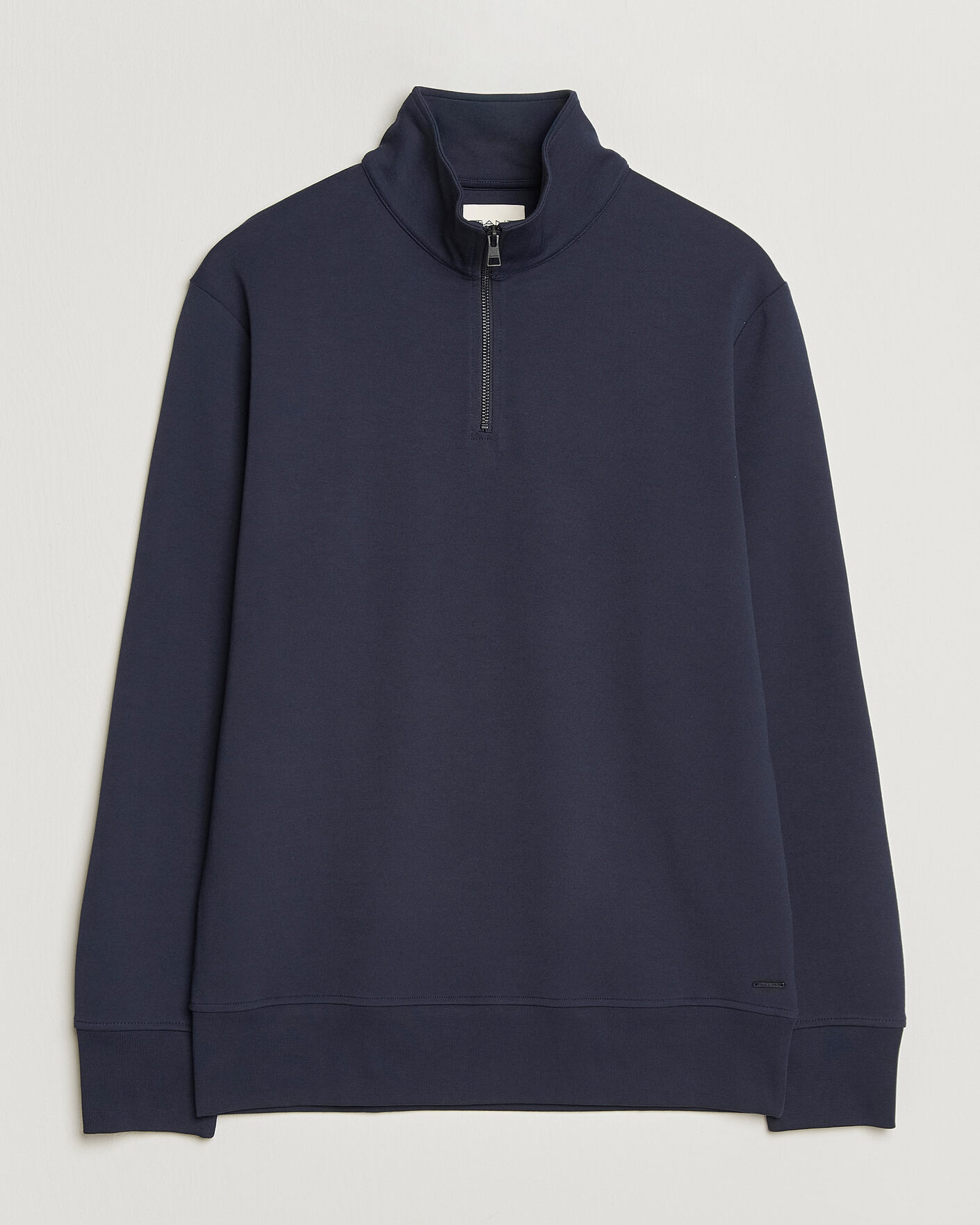 Herr | Tröjor | GANT | Interlock Half Zip Evening Blue