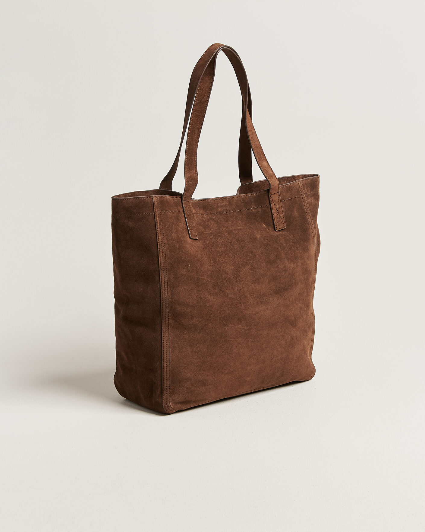 Herr | Väskor | GANT | Suede Tote Bag Mahogany Brown