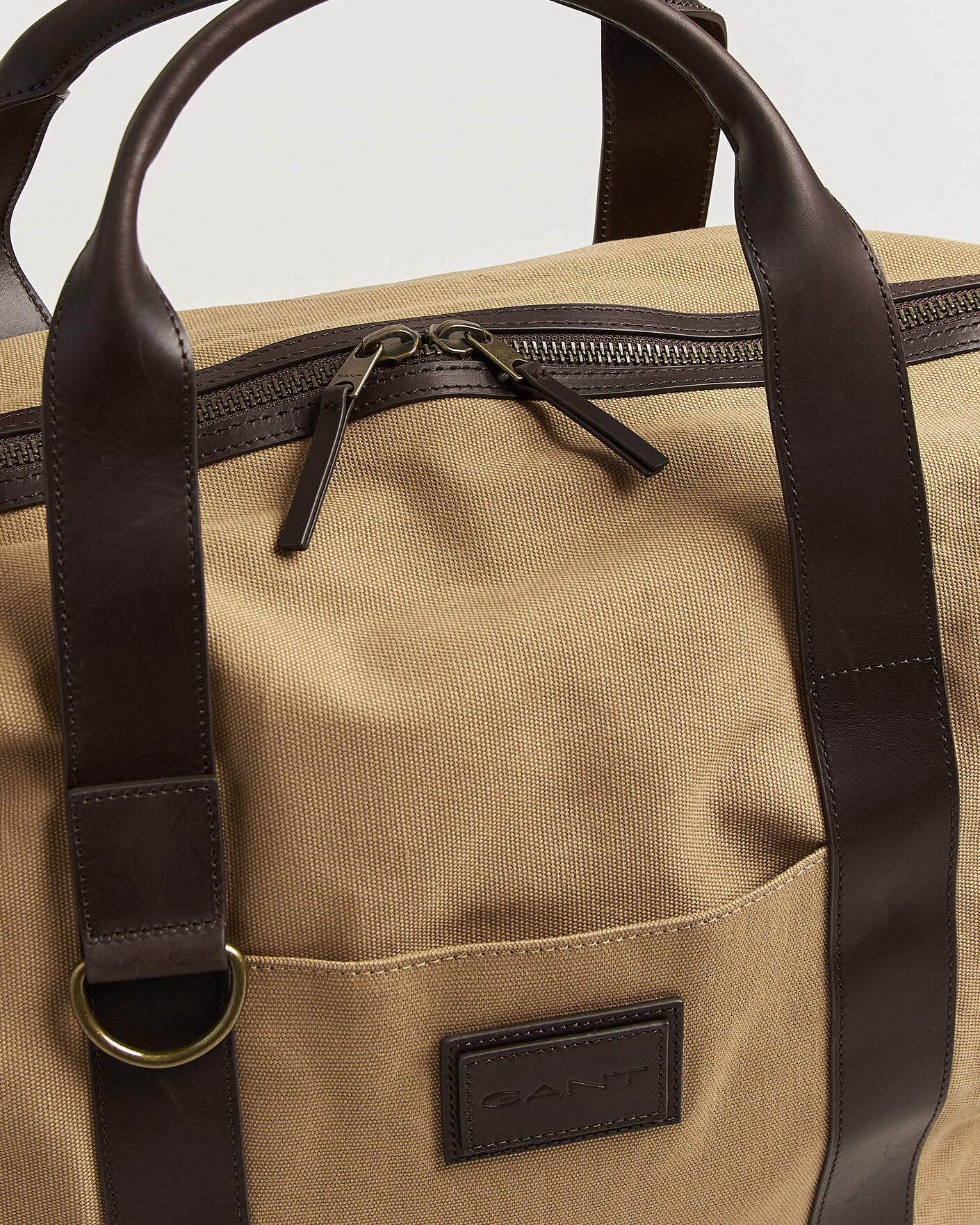 Herr | Väskor | GANT | Washed Canvas Duffle Bag Warm Khaki