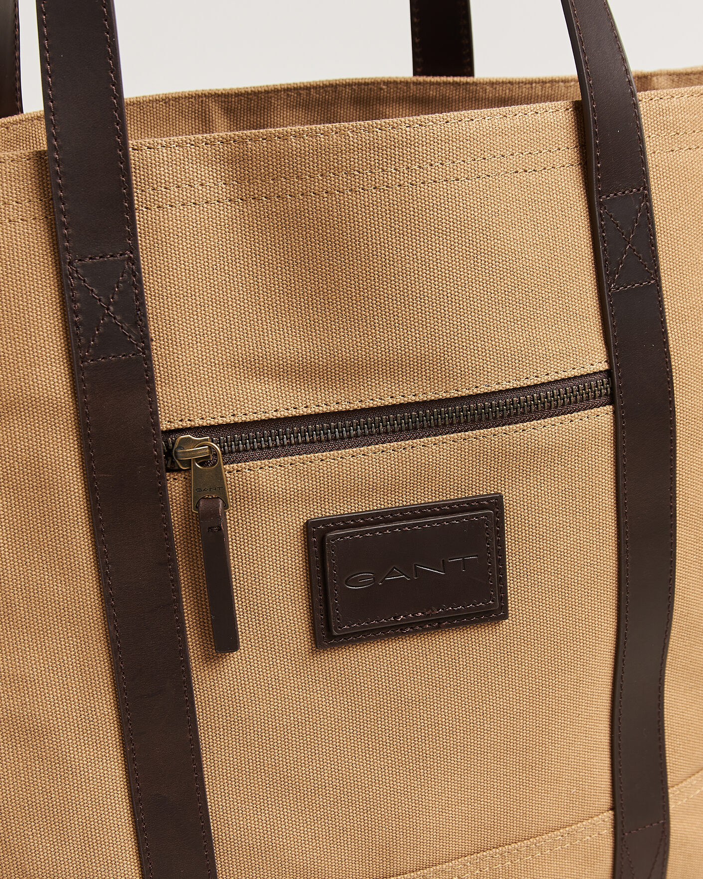 Herr | Väskor | Gant | Washed Canvas Tote Bag Warm Khaki