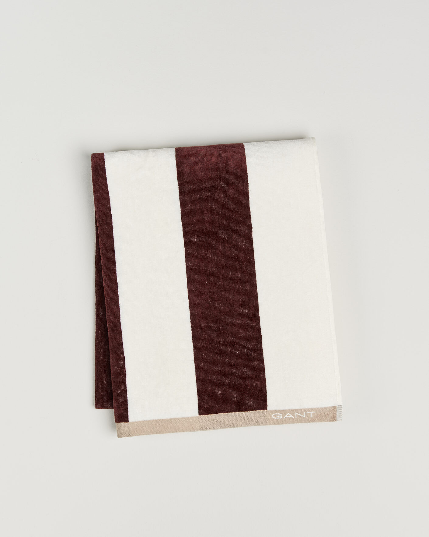 Herr | Textilier | Gant | Striped Beach Towel Fresh Soil