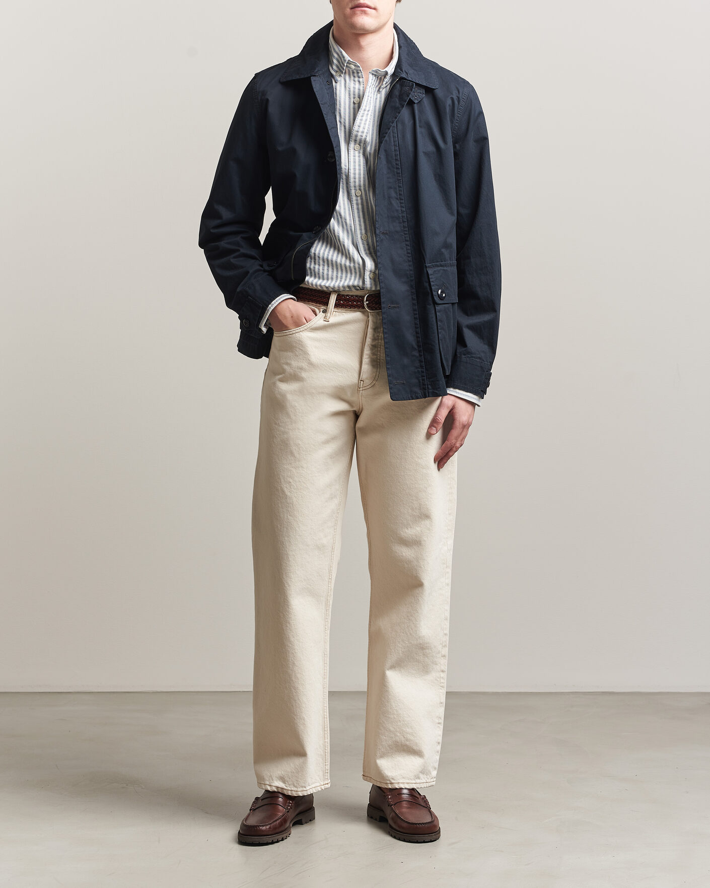 Herr | Jackor | GANT | Cotton Decker Jacket Black