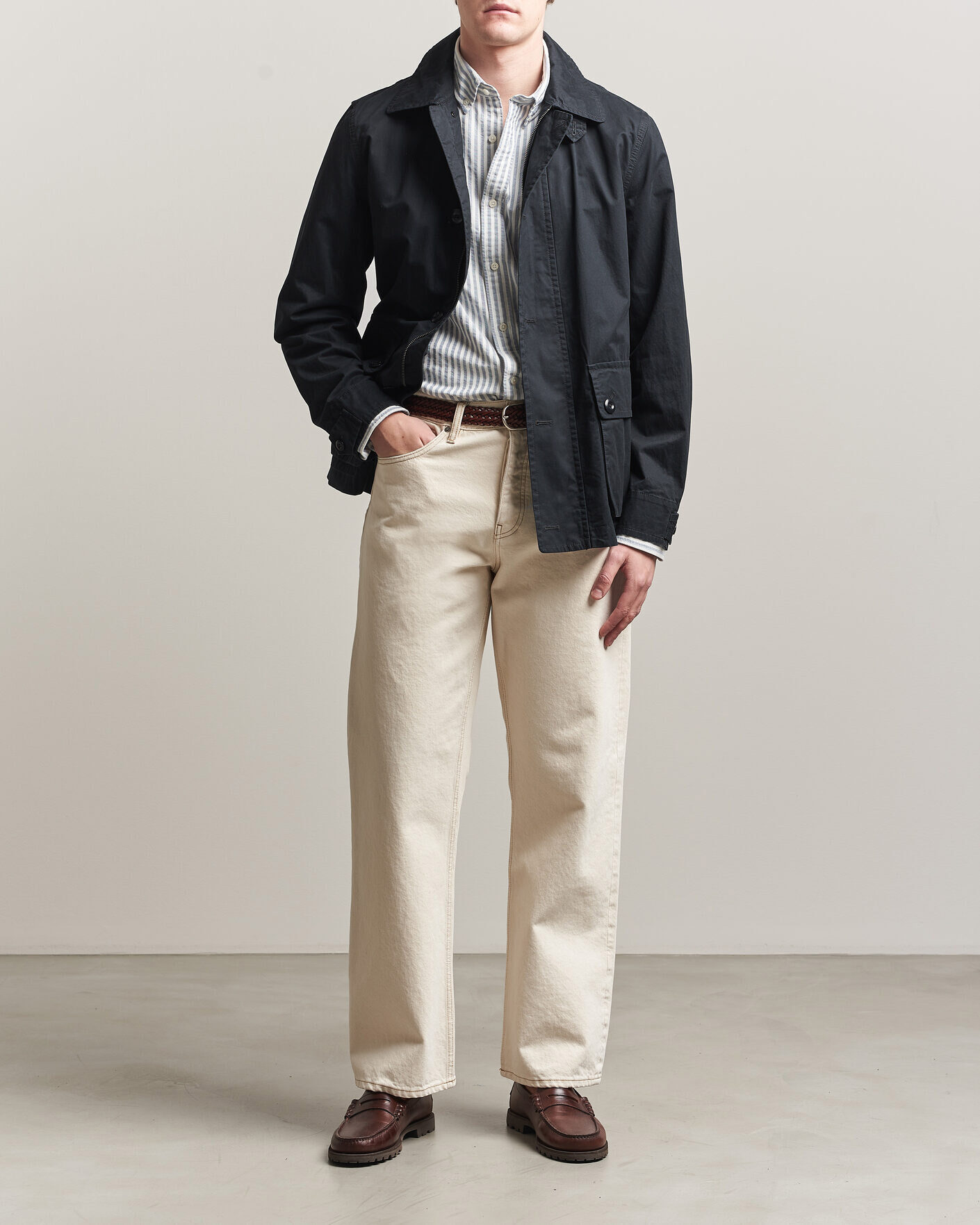 Herr | Jackor | Gant | Cotton Decker Jacket Black